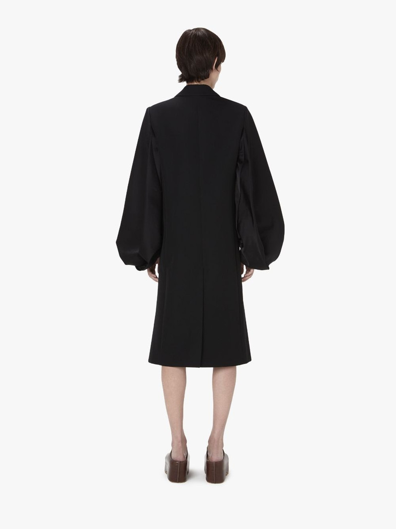 BALLOON SLEEVE LONG COAT 3
