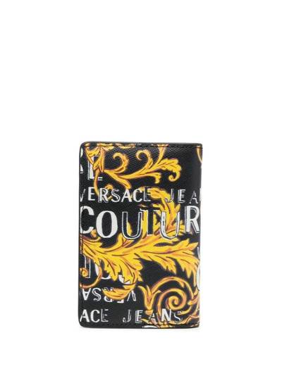 VERSACE JEANS COUTURE Barocco-print bi-fold wallet outlook