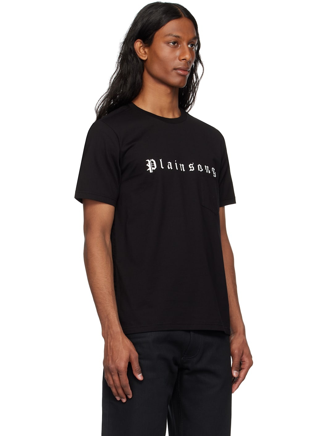 Black 'Plainsong' T-shirt - 2