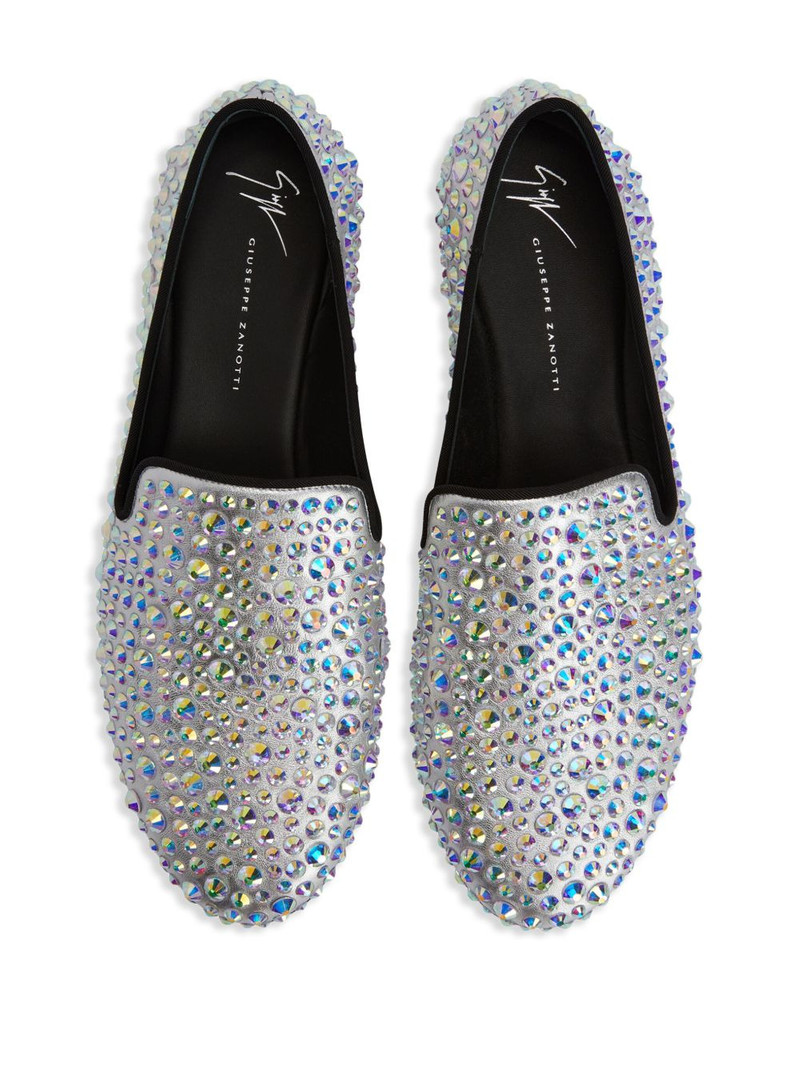 Marvin crystal-embellished loafers 4