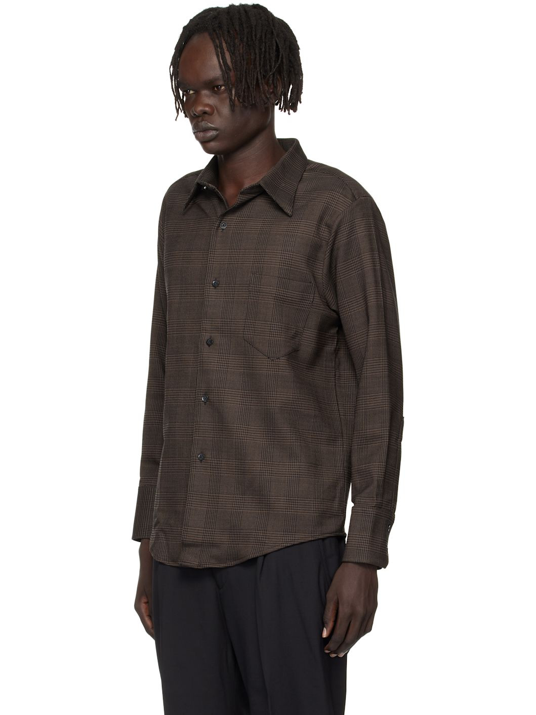 Brown Classic Shirt - 4
