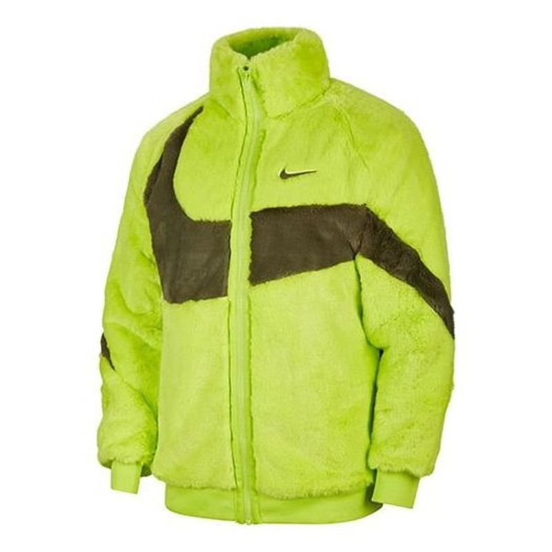 Nike Sportswear Swoosh Large Logo Sports Jacket Green DH6685-322 - 1