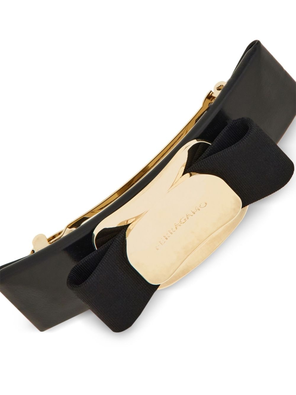 FERRAGAMO Salvatore Ferragamo Woman Black Fabric Hair Clip