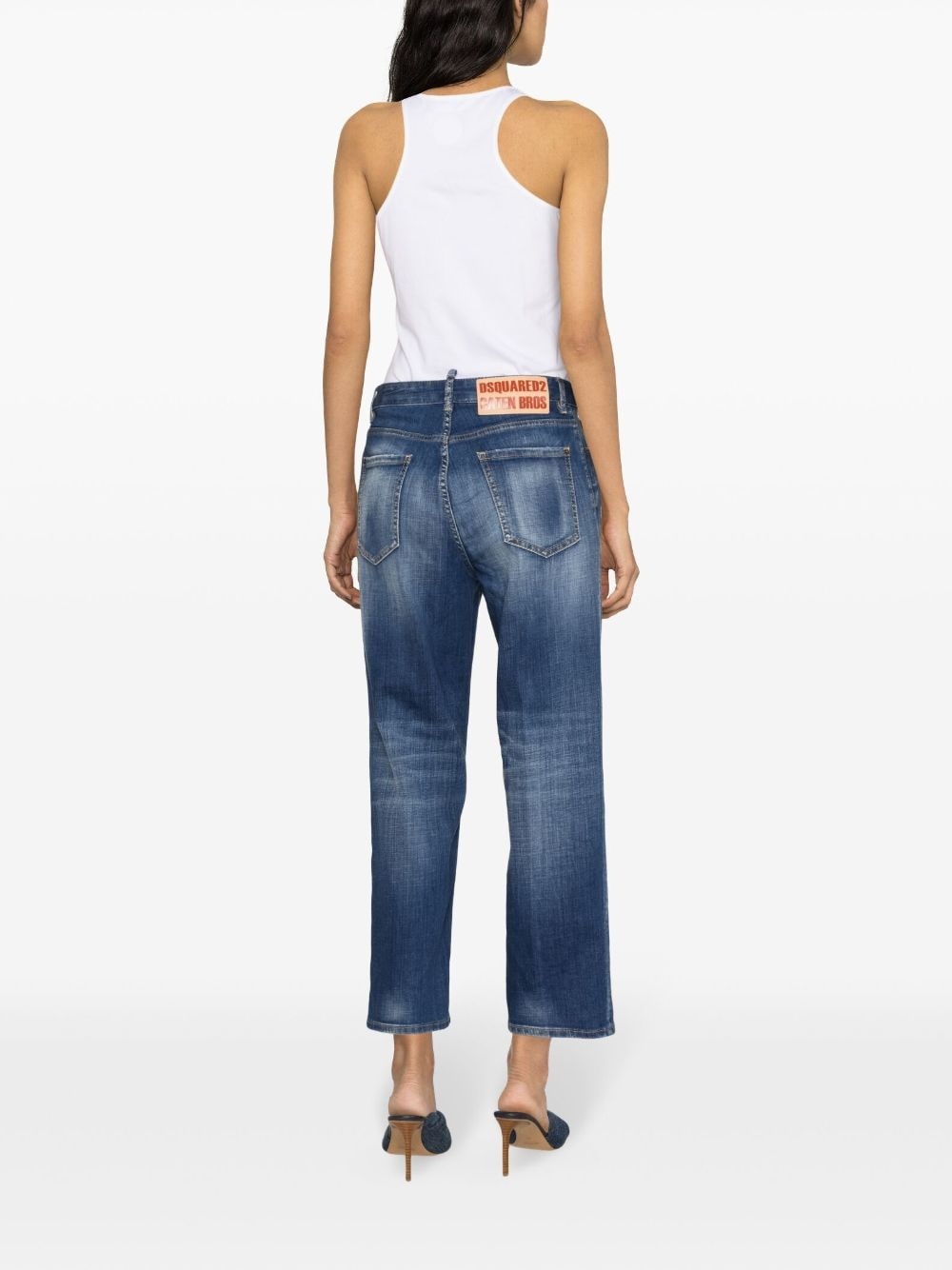 Boston high-rise cropped jeans - 3
