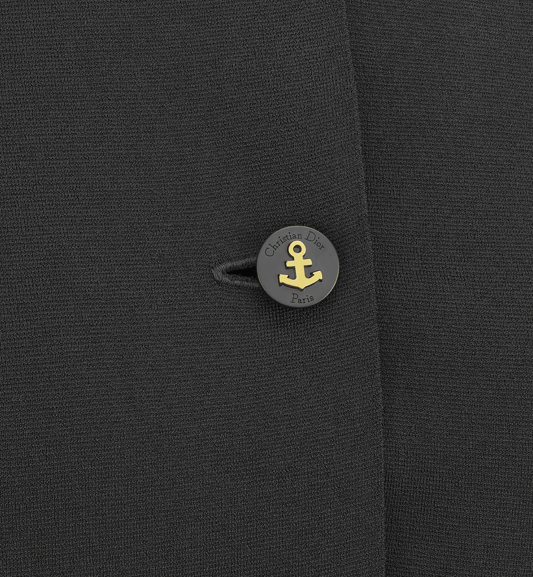 Cropped Jacket with Officer Collar - 3