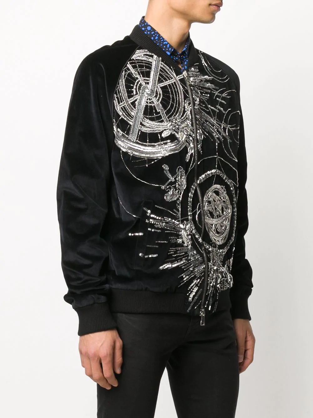 embroidered bomber jacket - 3