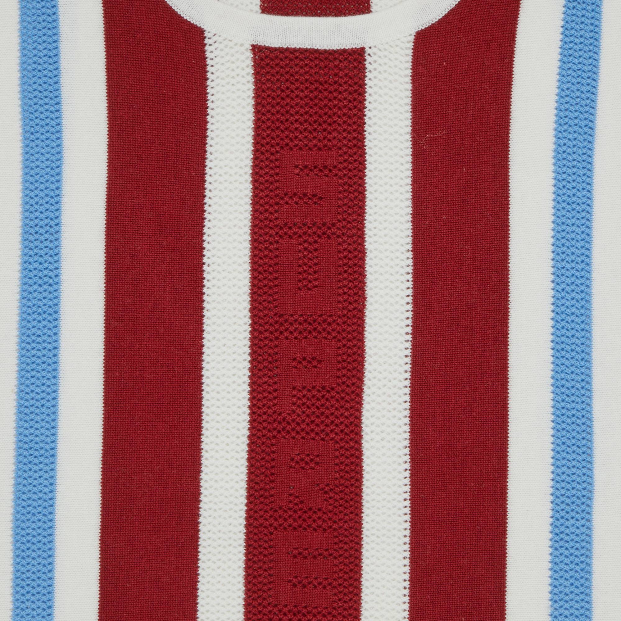 Supreme Supreme Knit Stripe Tank Top 'White' | REVERSIBLE