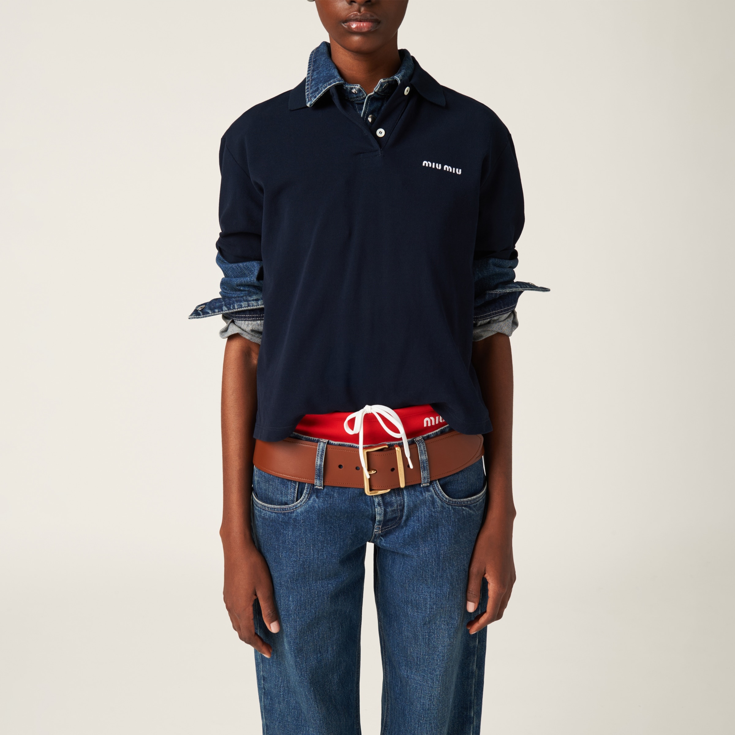 Five-pocket denim jeans - 4
