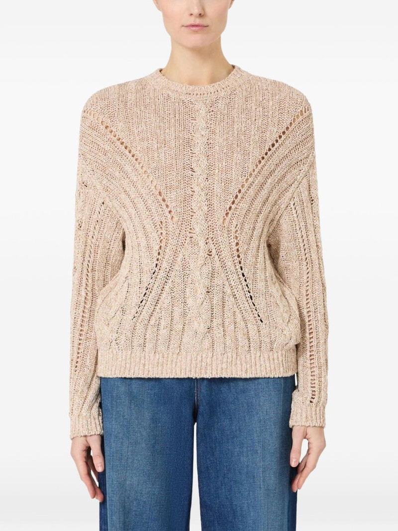 Max Mara knitted top natural outlook