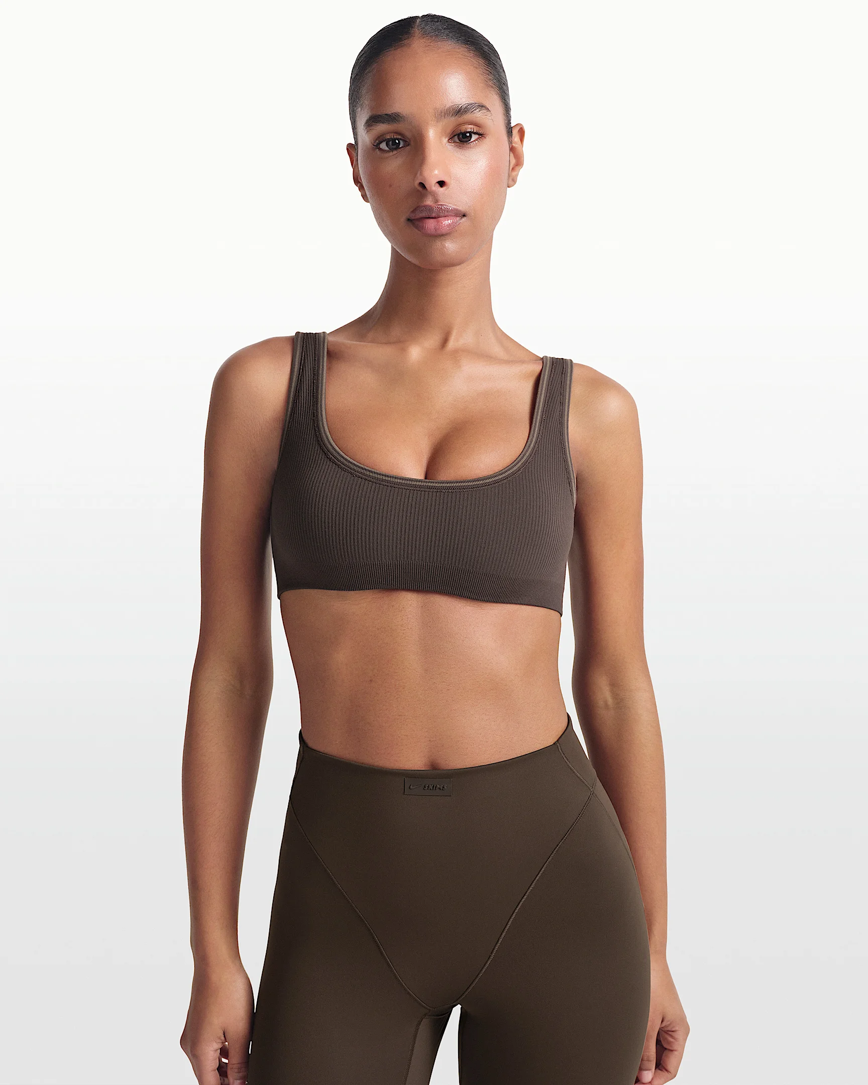 NikeSKIMS Ribbed Seamless Women's Micro-Scoop Bra - 1