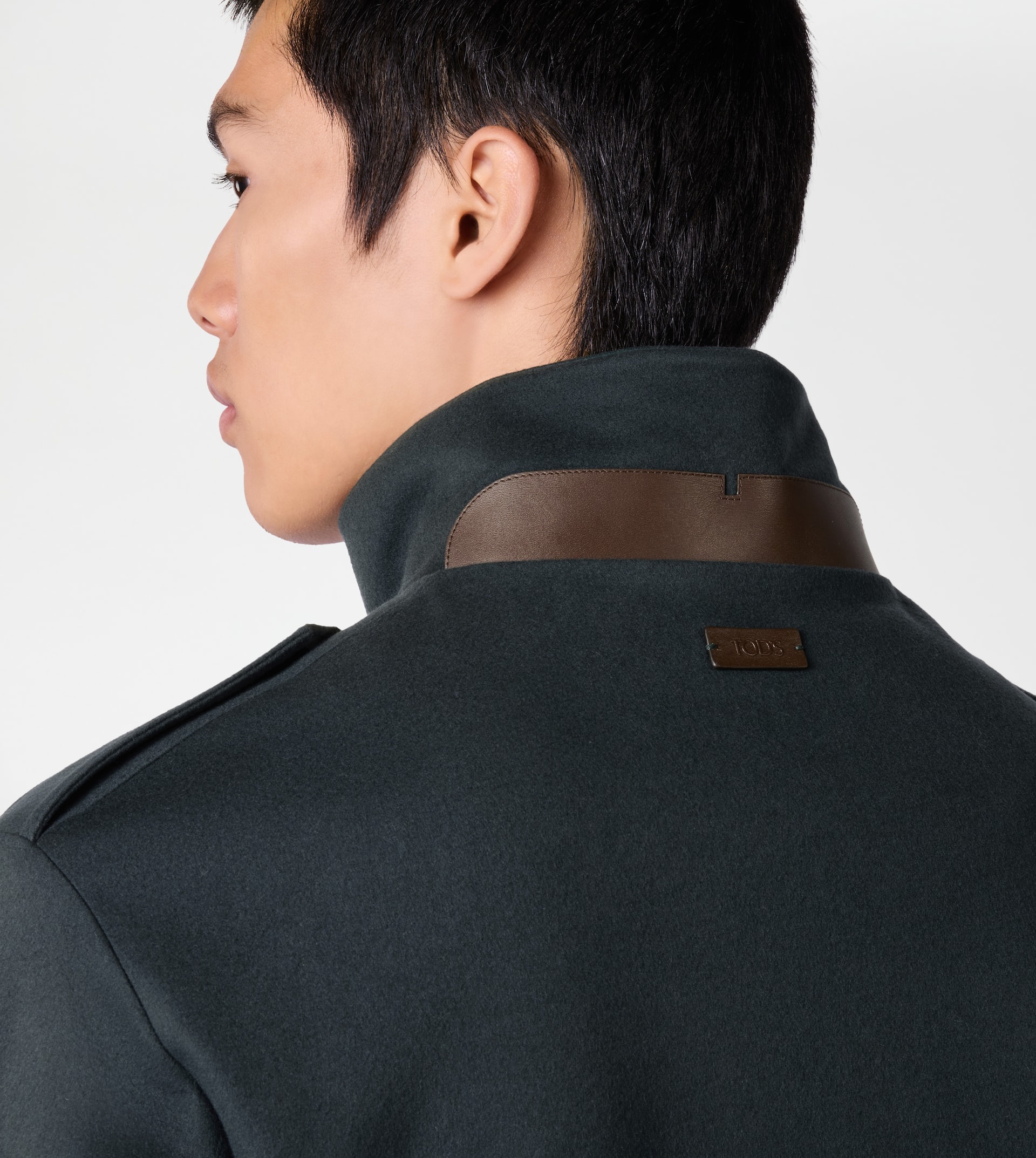 FIELD JACKET IN T15 WOOL DRAP - GREY - 2