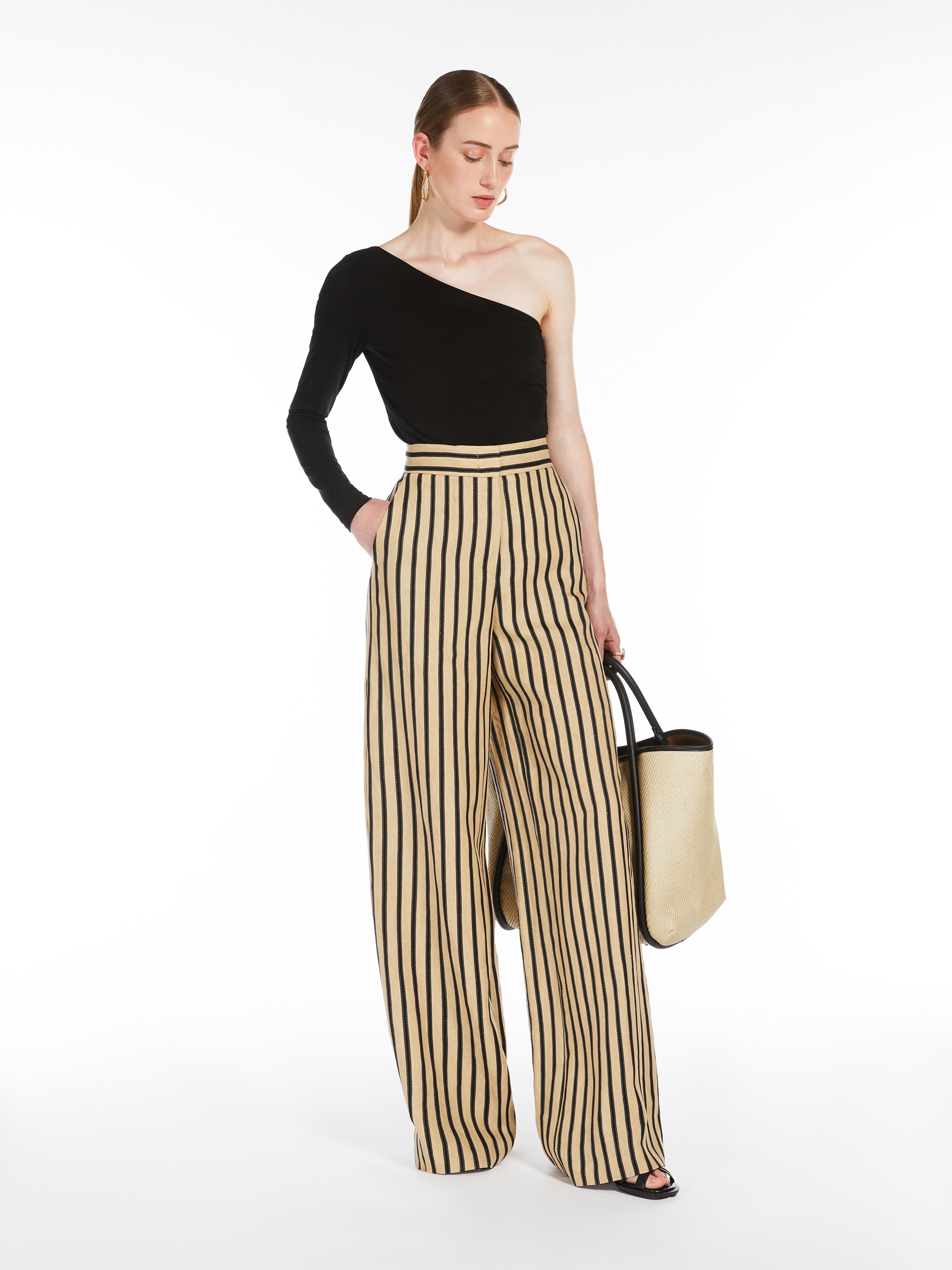 SPLUGA One-shoulder jersey top - 2