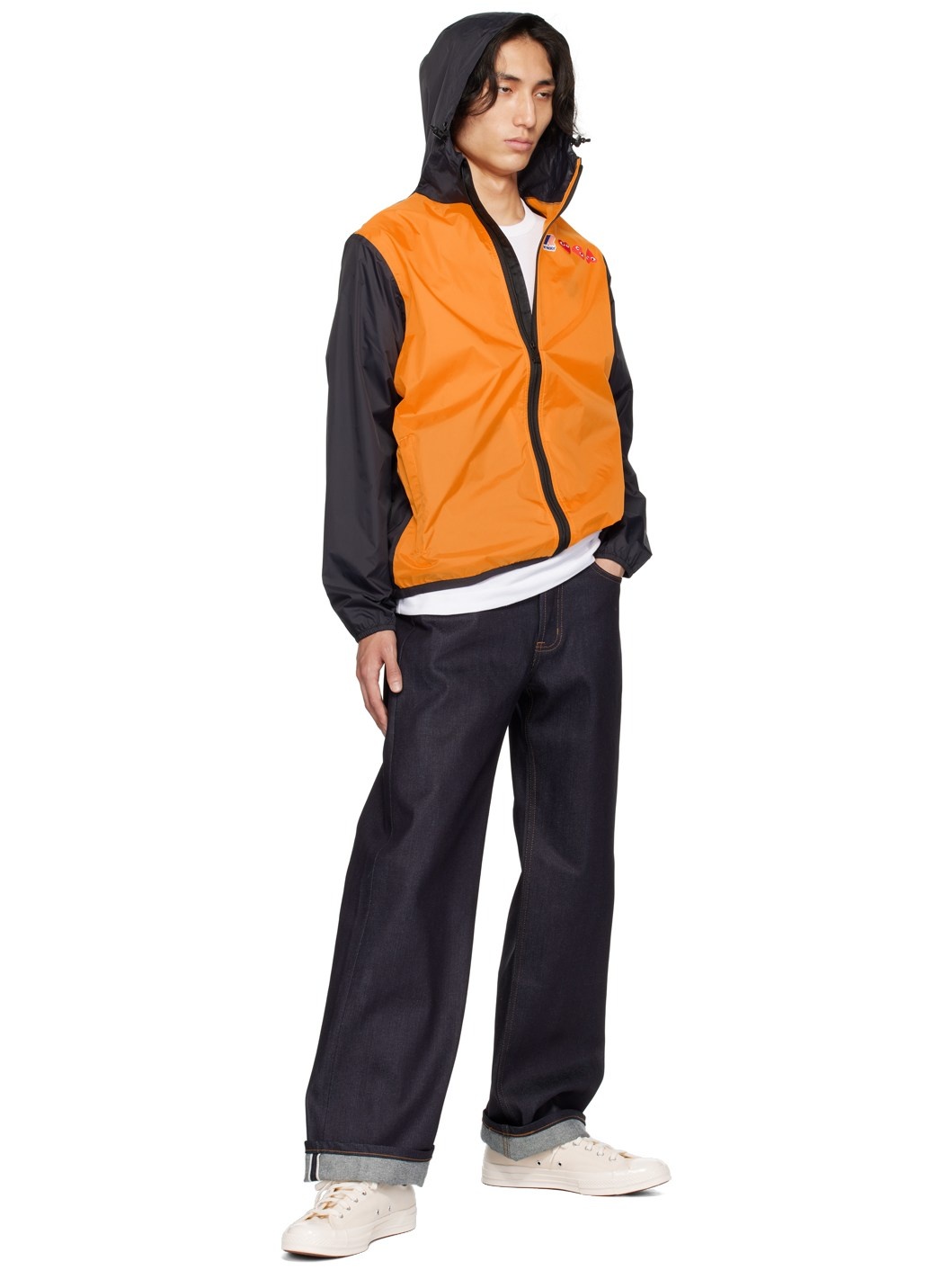 Orange & Black K-Way Edition Claude Jacket - 4