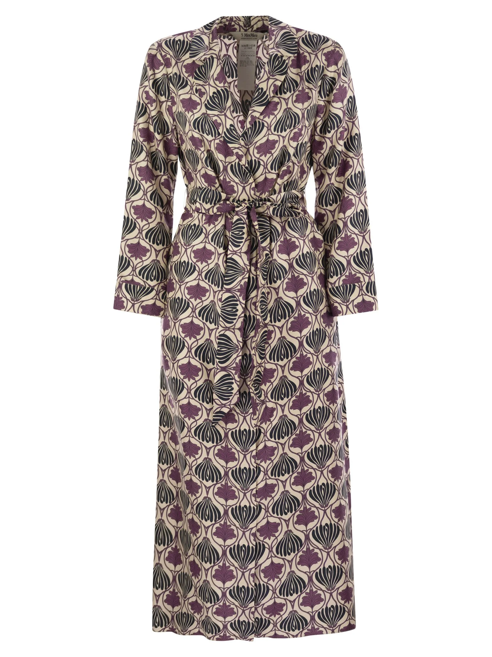 S Maxmara Women Albert - Printed Silk Kaftan Dress - 1
