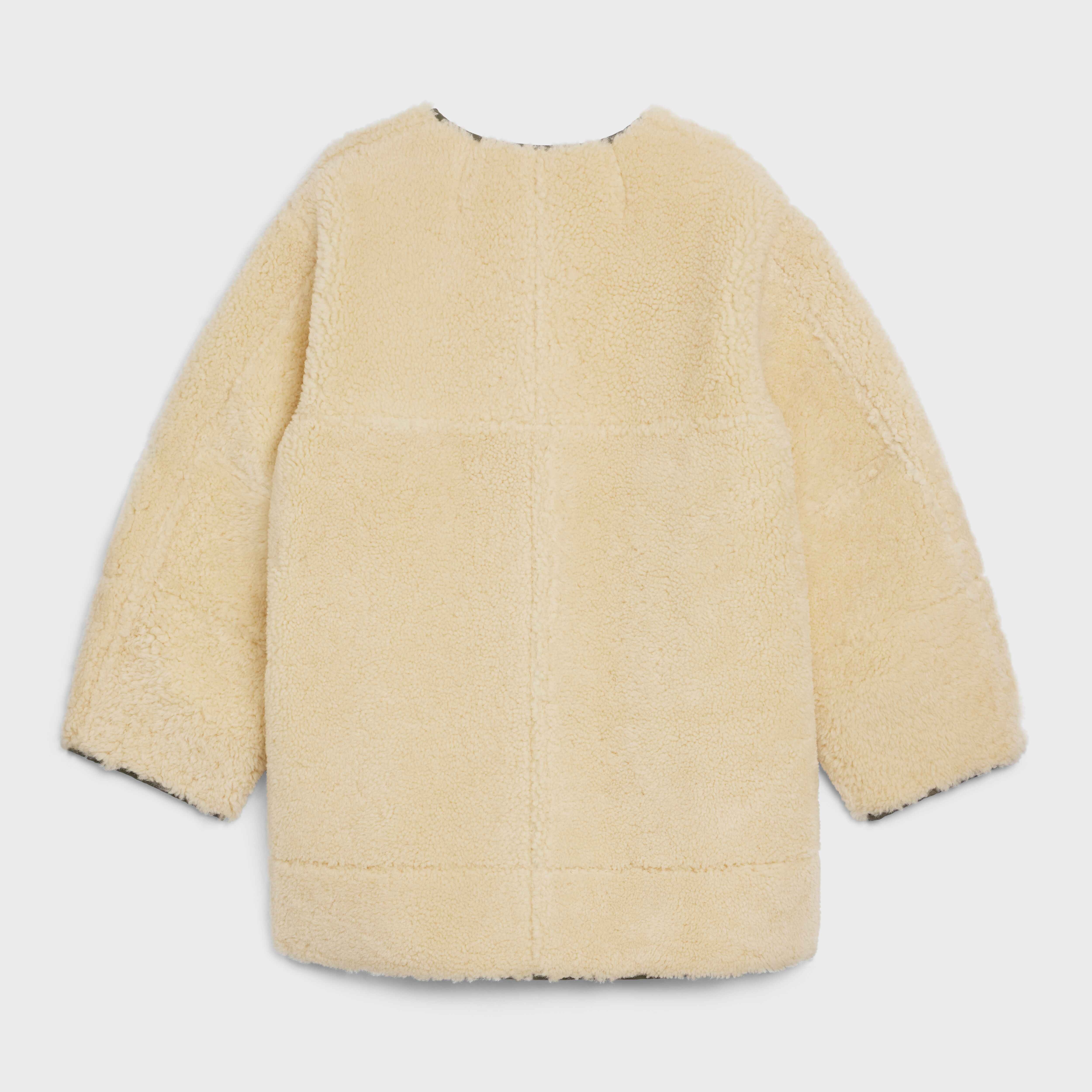 ARMY-STYLE SHEARLING COAT - 2