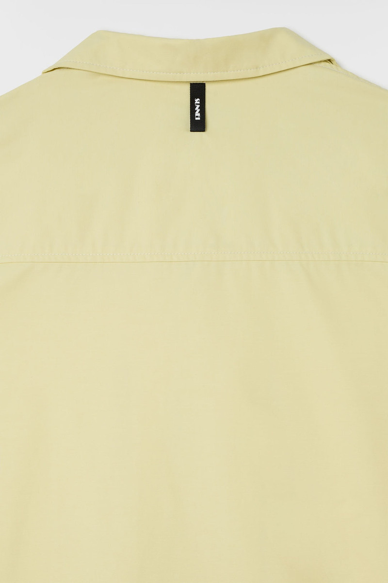 SUNNEI SHORTSLEEVE SHIRT / light yellow outlook