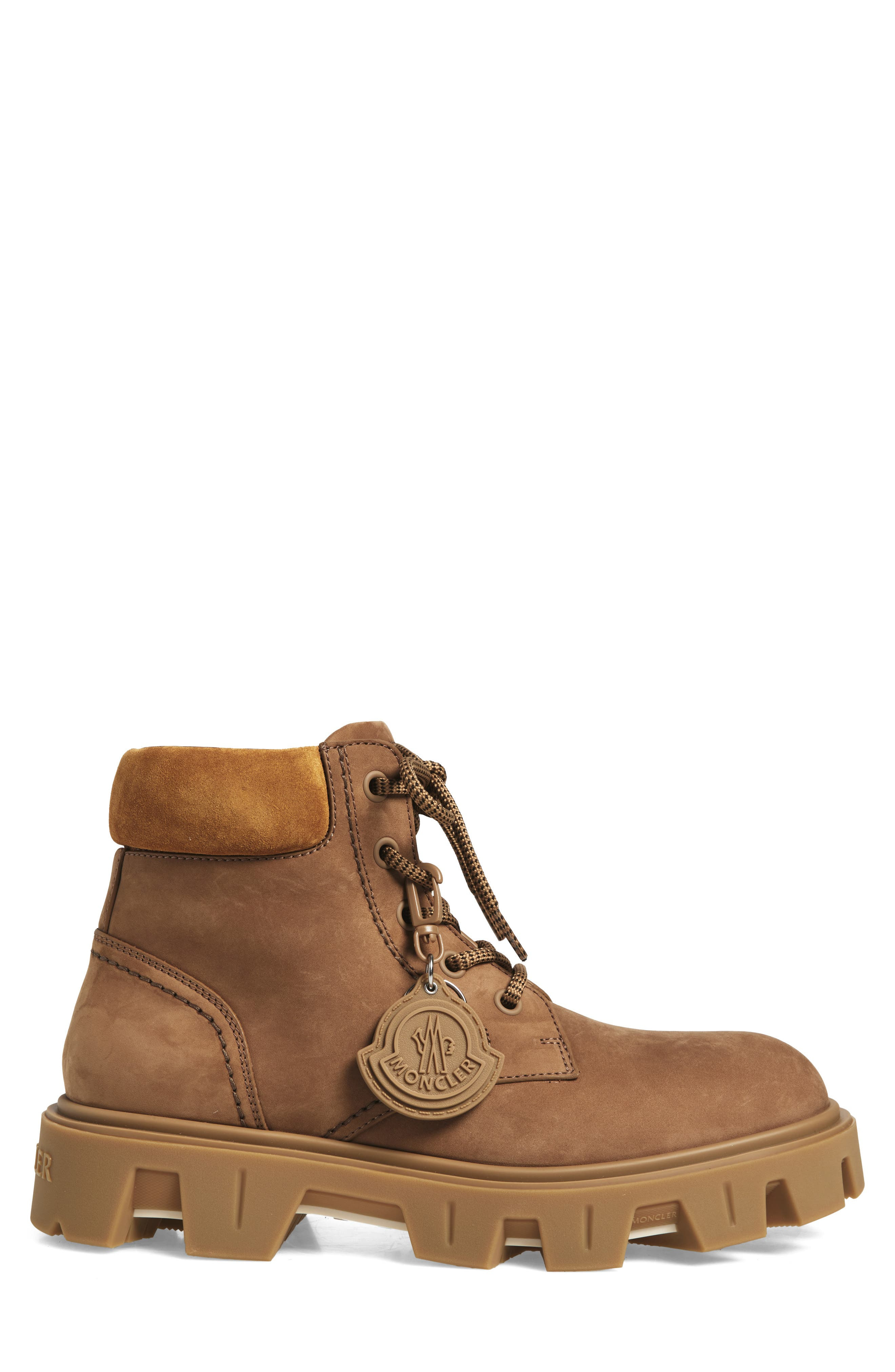 Moncler Peak City Lace-Up Boot in Warm Beige at Nordstrom - 3
