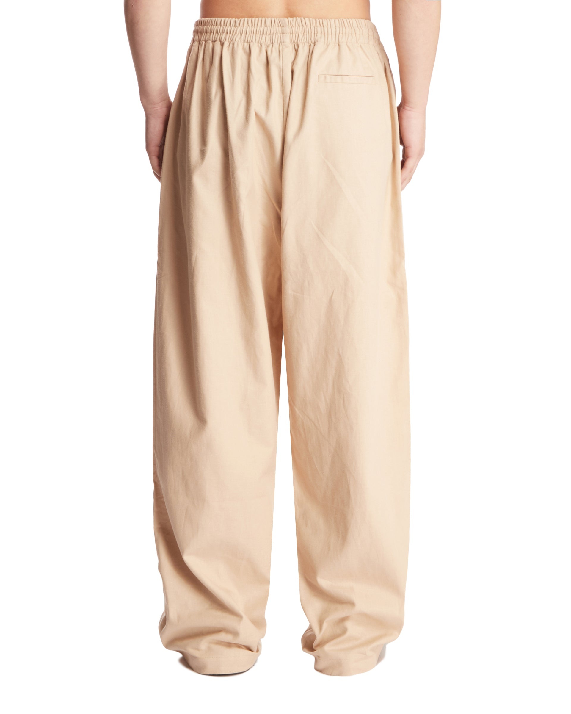 Beige Track Pants with Logo - 3