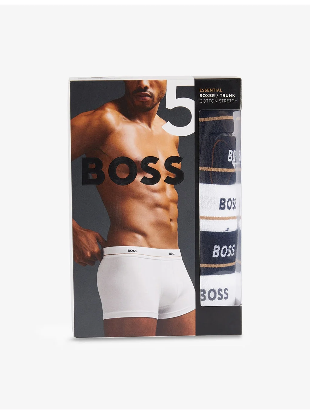 Essential Logo-Waistband Stretch-Woven Trunks - 1