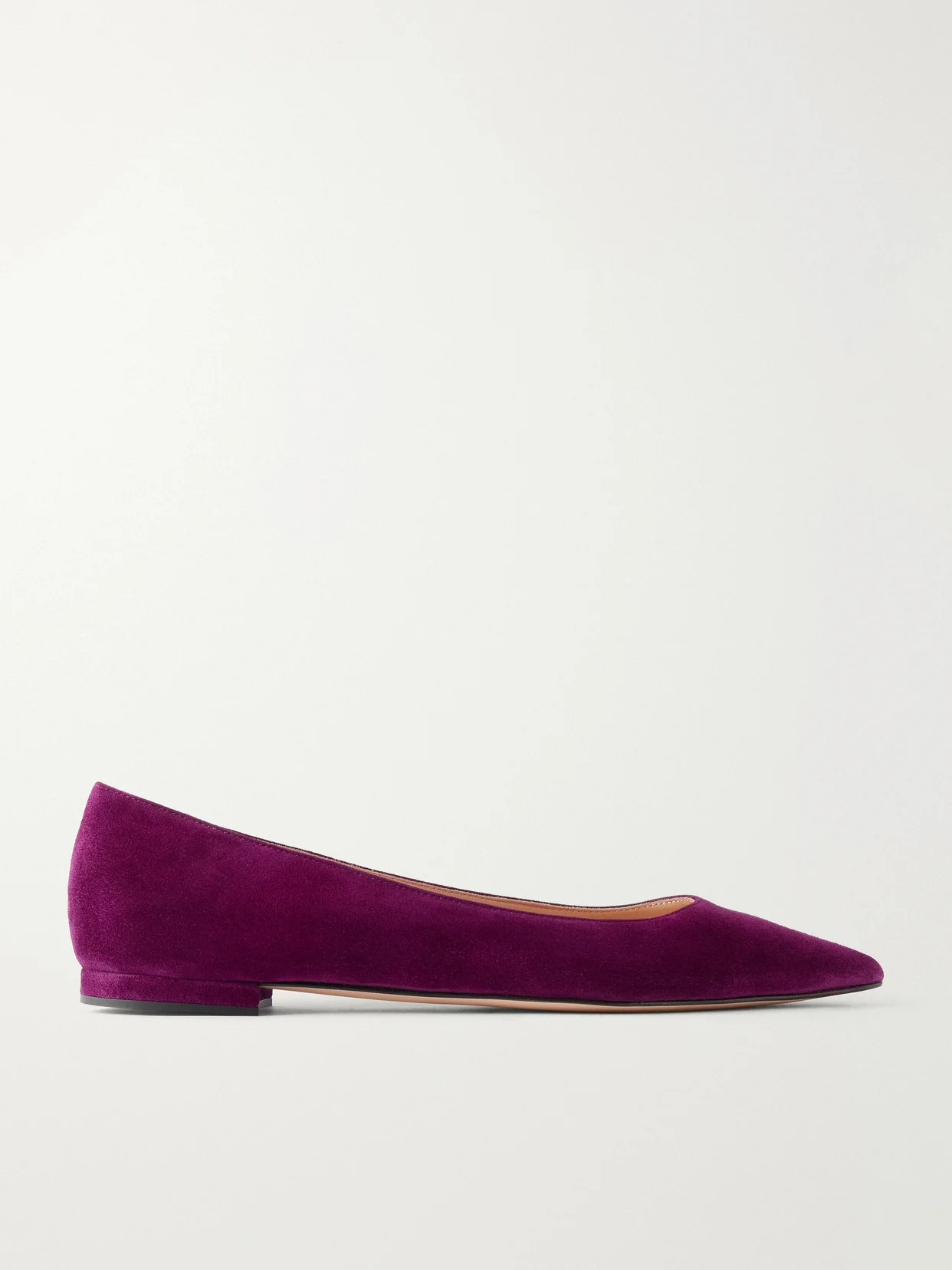 Gianvito Suede Ballet Flats - 1