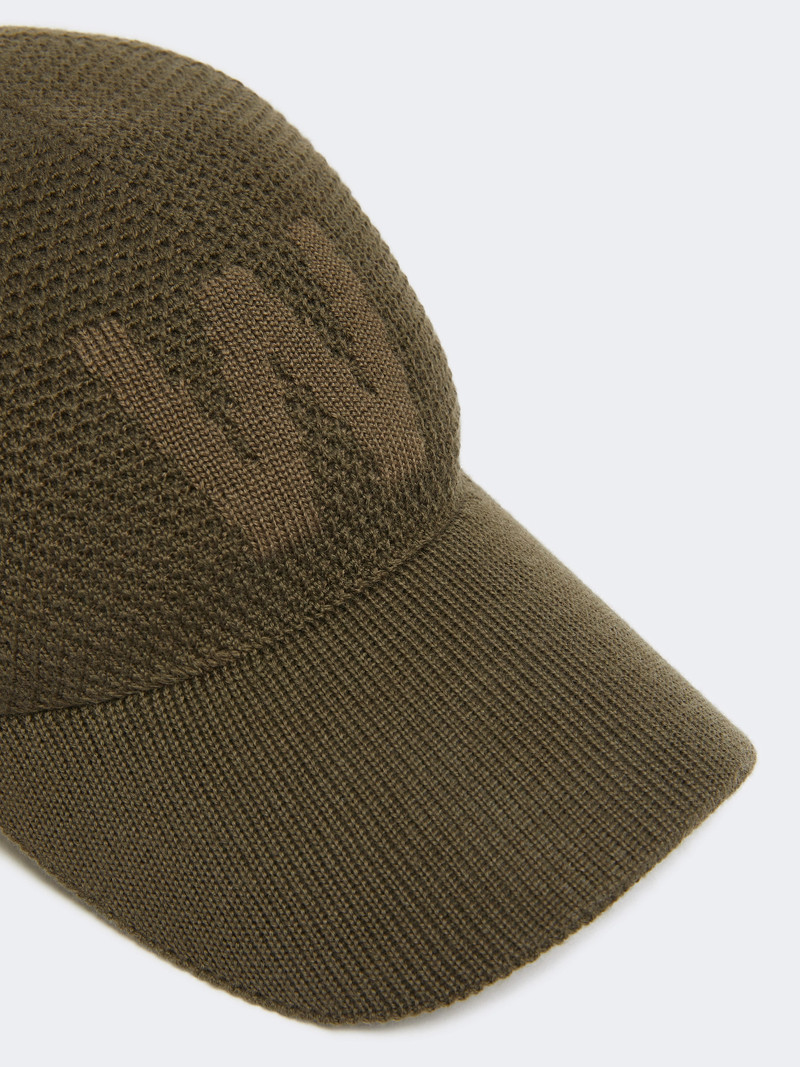 WEEKEND Max Mara Wool baseball hat - KAKI outlook
