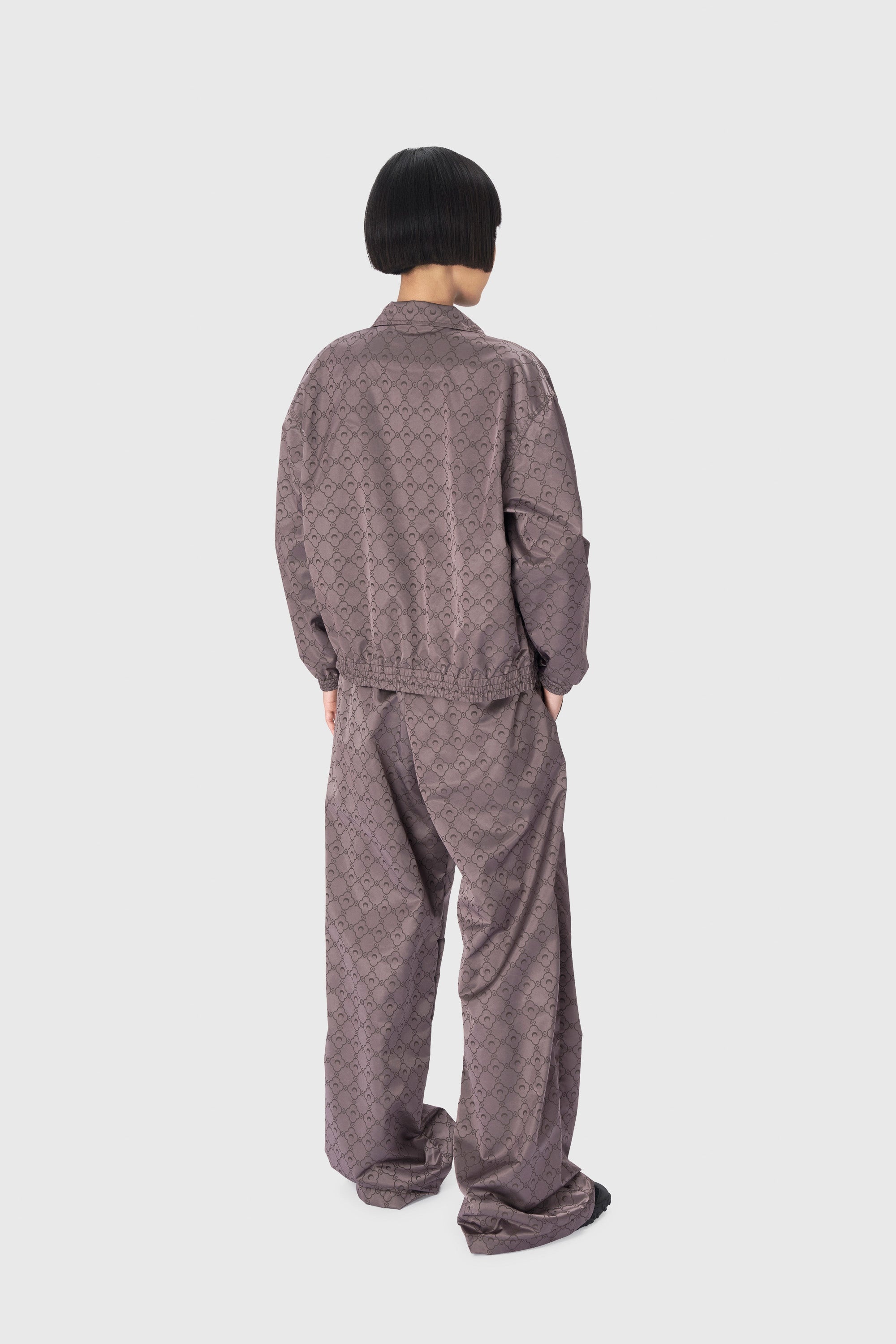 Recycled Jacquard Nylon Track Pants - 4