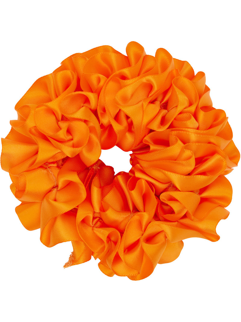 Orange Carnation Scrunchie 1
