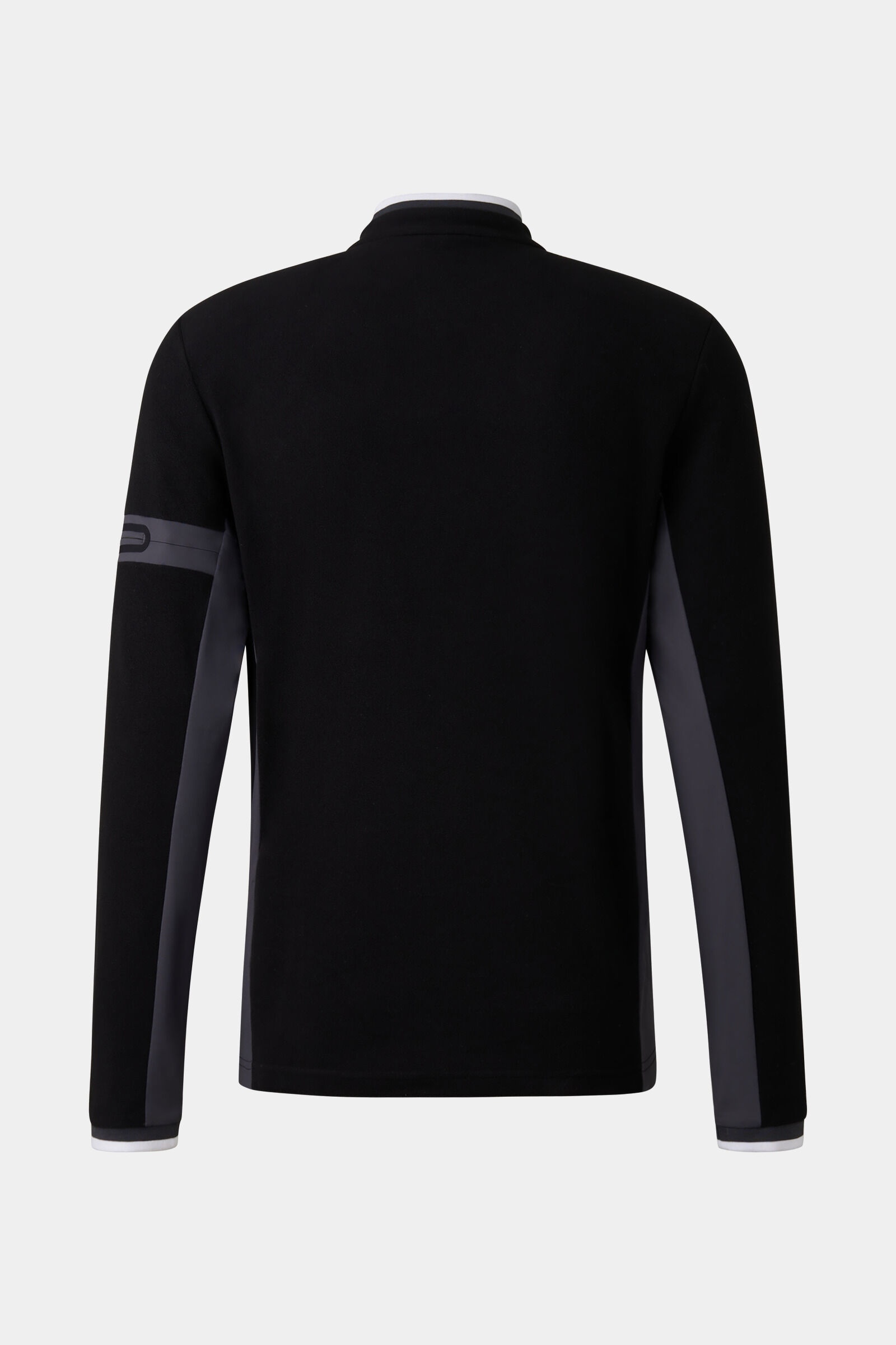 Gilbert Fleece longsleeve in Black/Gray - 2
