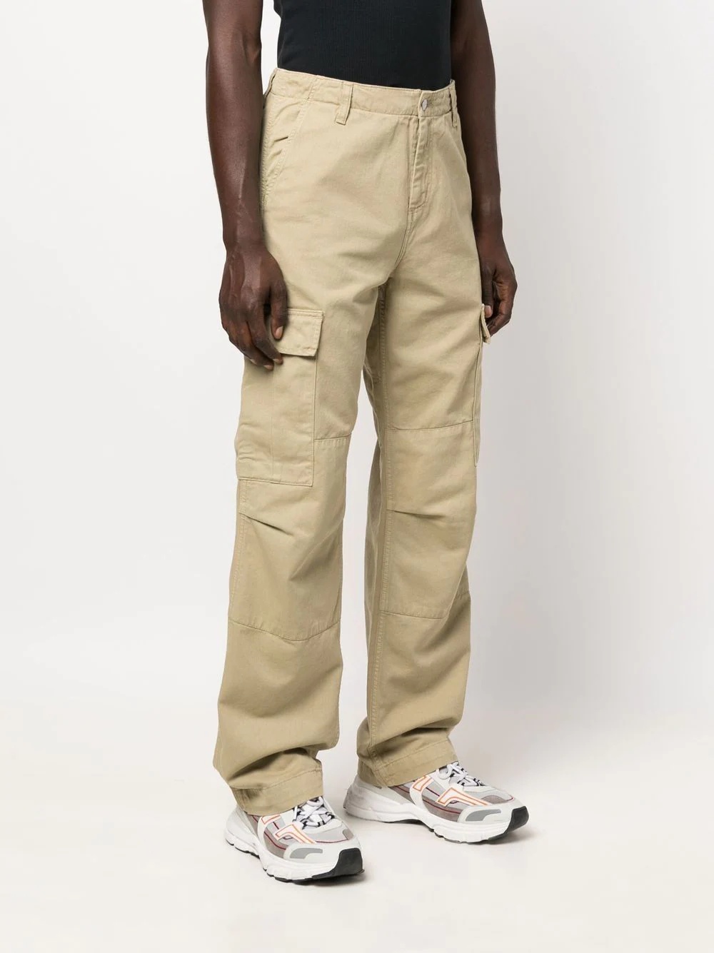 wide-leg cargo trousers - 3