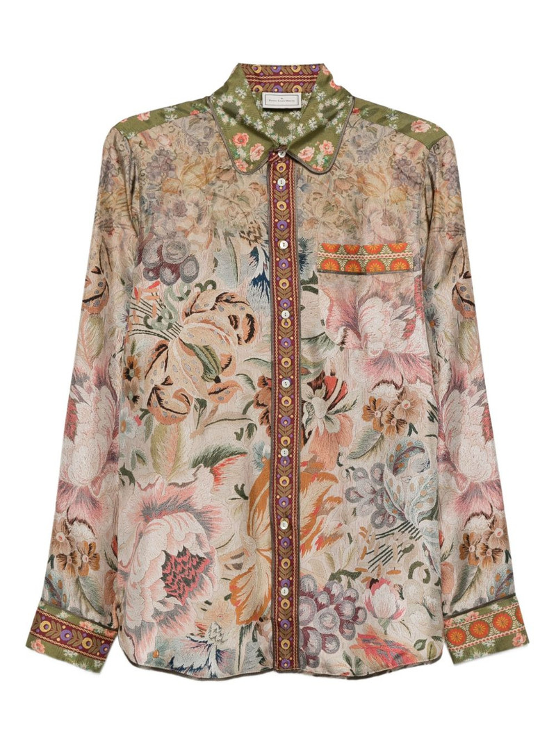 floral-print shirt 1