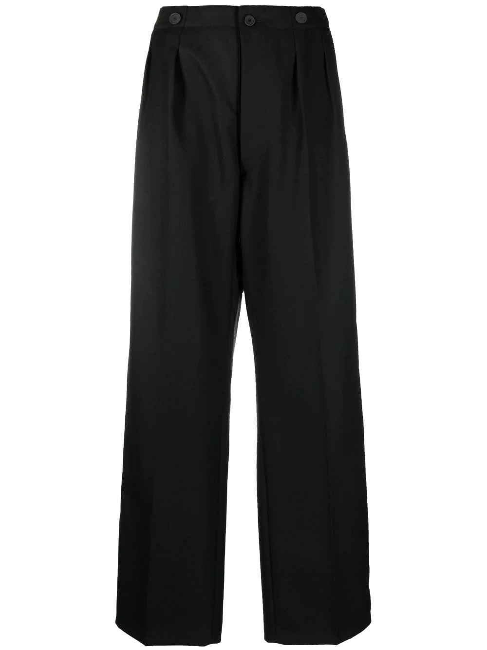 high-waisted tailored trousers - 1