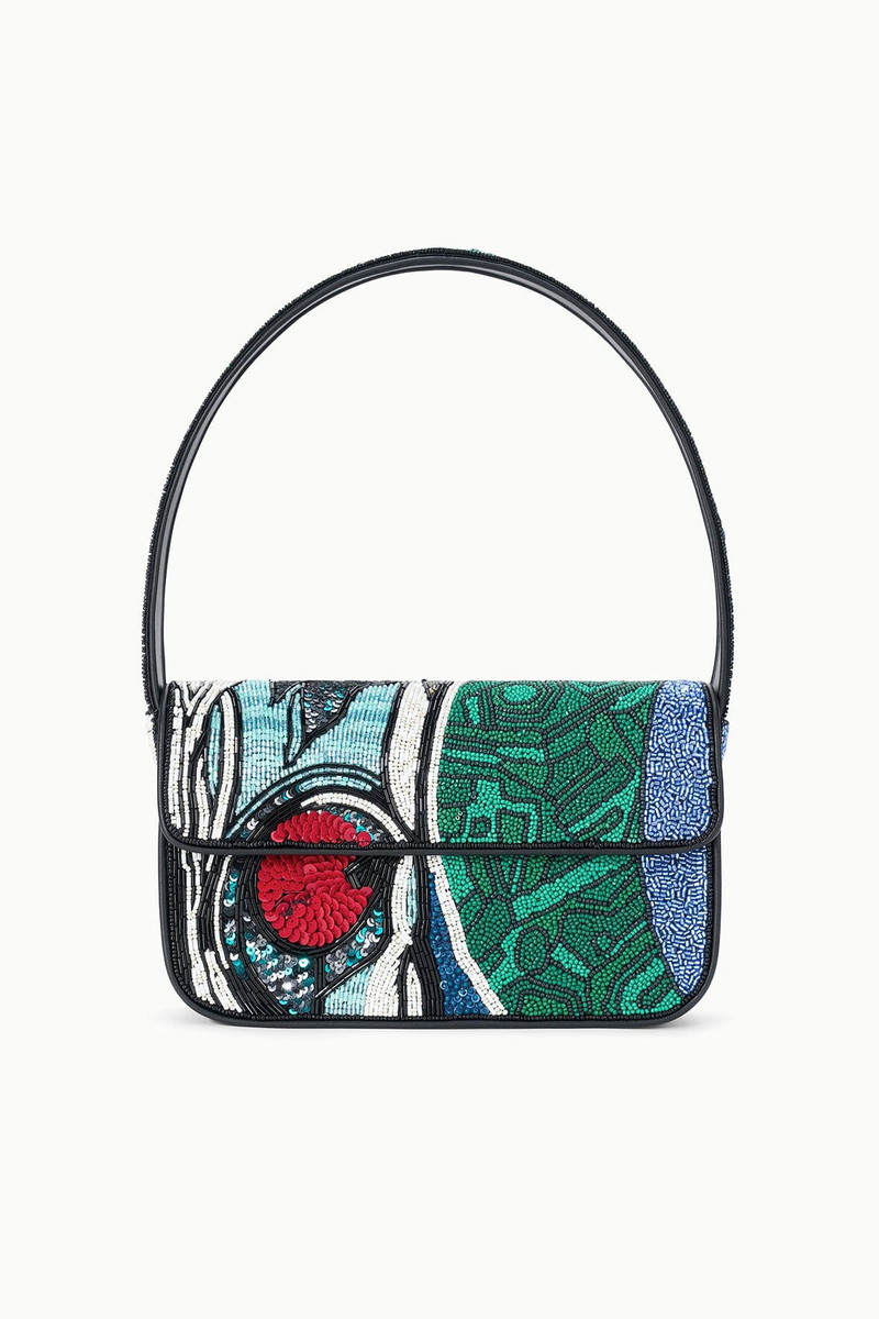 STAUD Tommy Beaded Bag Composition III | Frieze LA x Berhanu 1