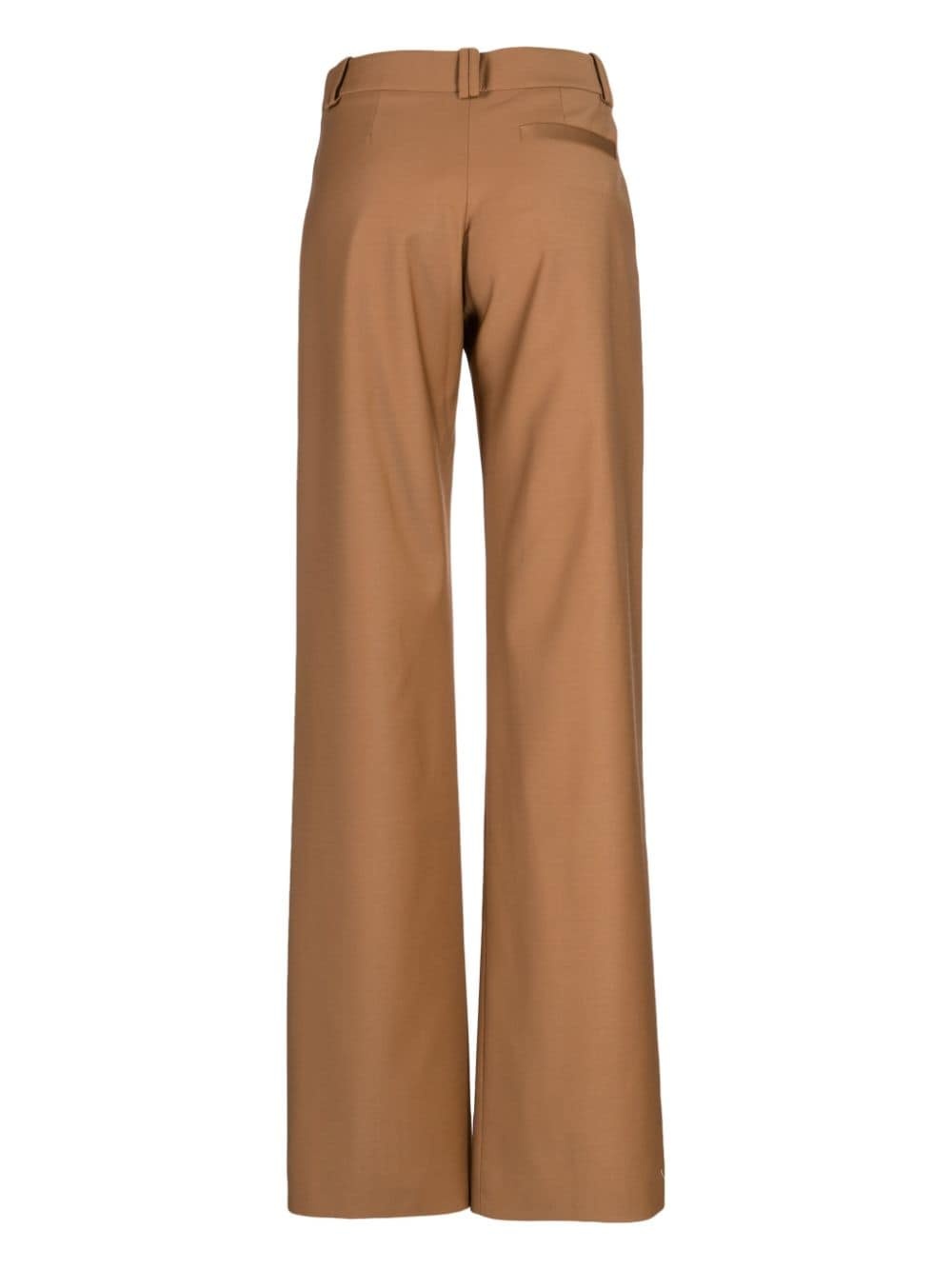 virgin wool straight-leg trousers - 2