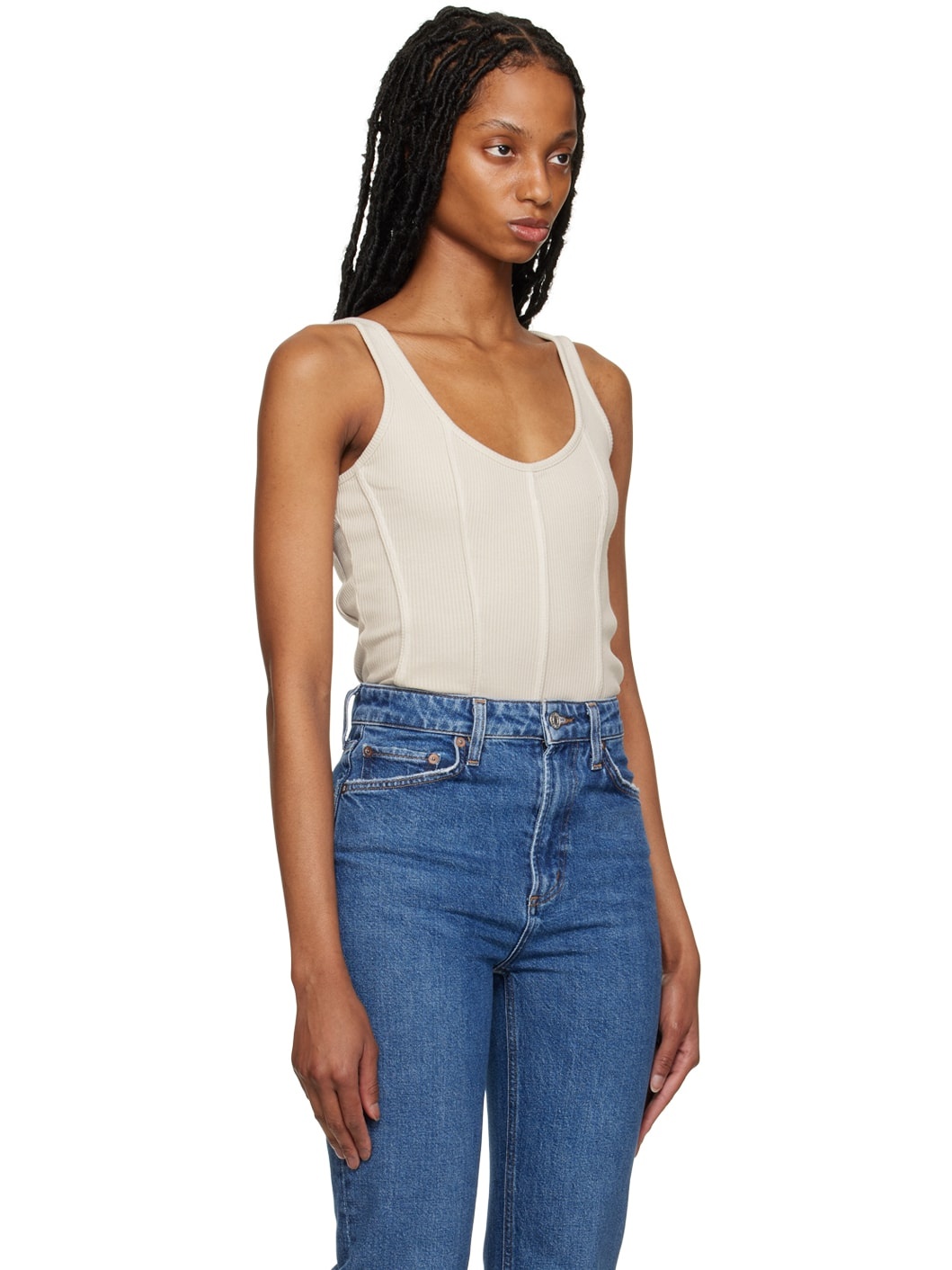 Beige Elna Bodysuit - 2