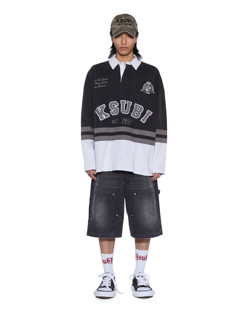 Ksubi DUKE RUGBY LS JERSEY BLACK outlook