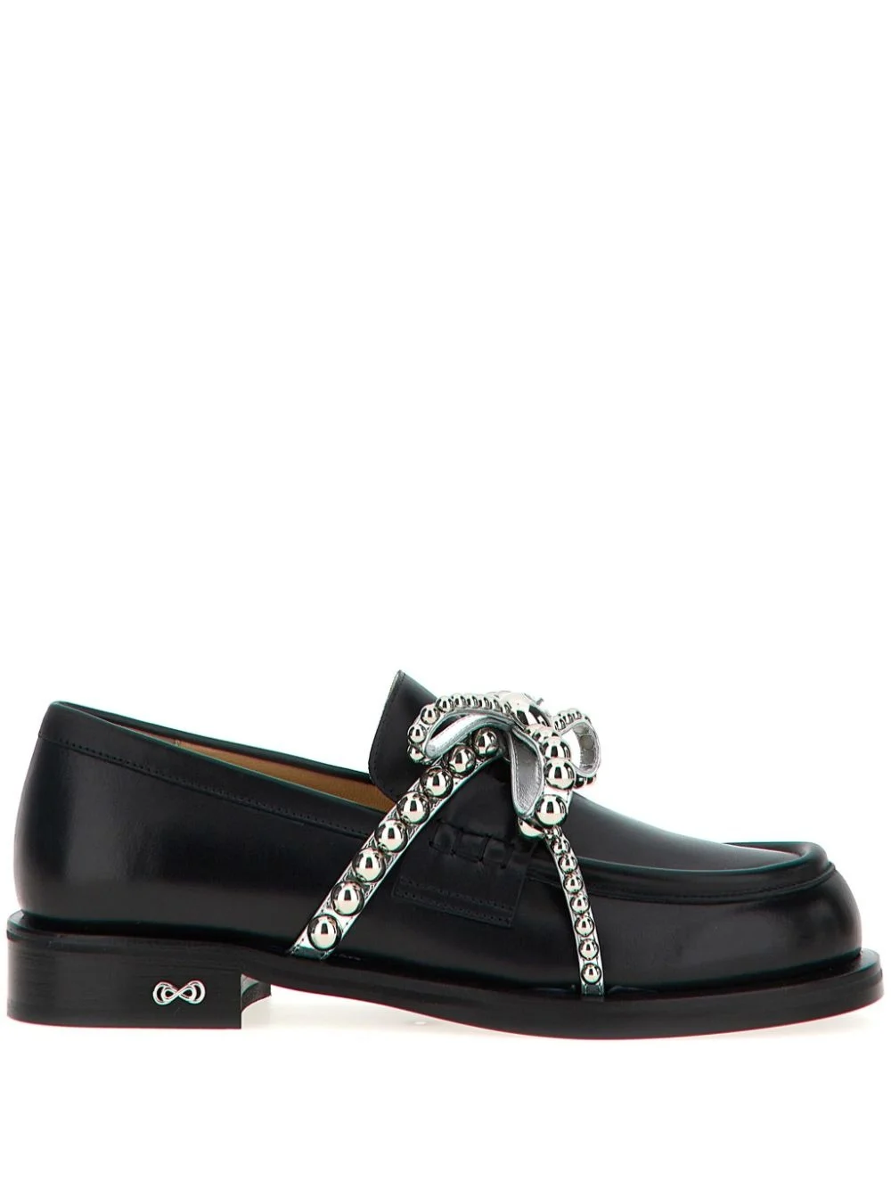 stud-embellished loafers - 1