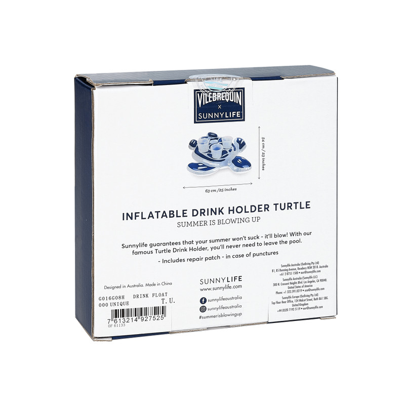 Inflatable Drink Holder Turtle 1