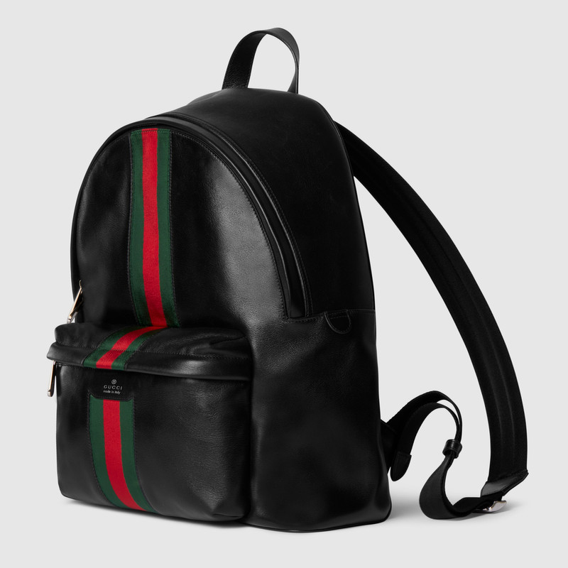 GUCCI Web Trademark large backpack outlook