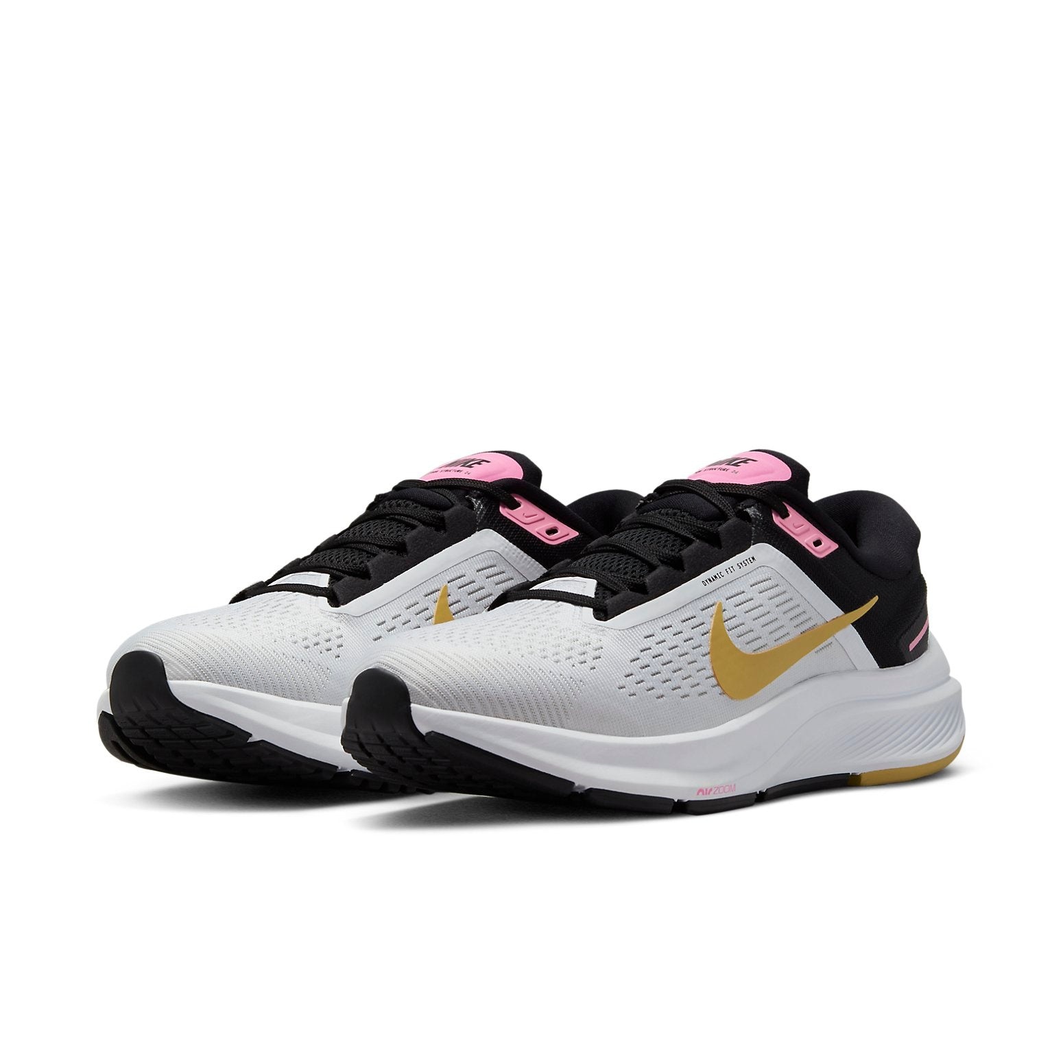 (WMNS) Nike Air Zoom Structure 24 'White Black Wheat Gold' DA8570-106 - 3