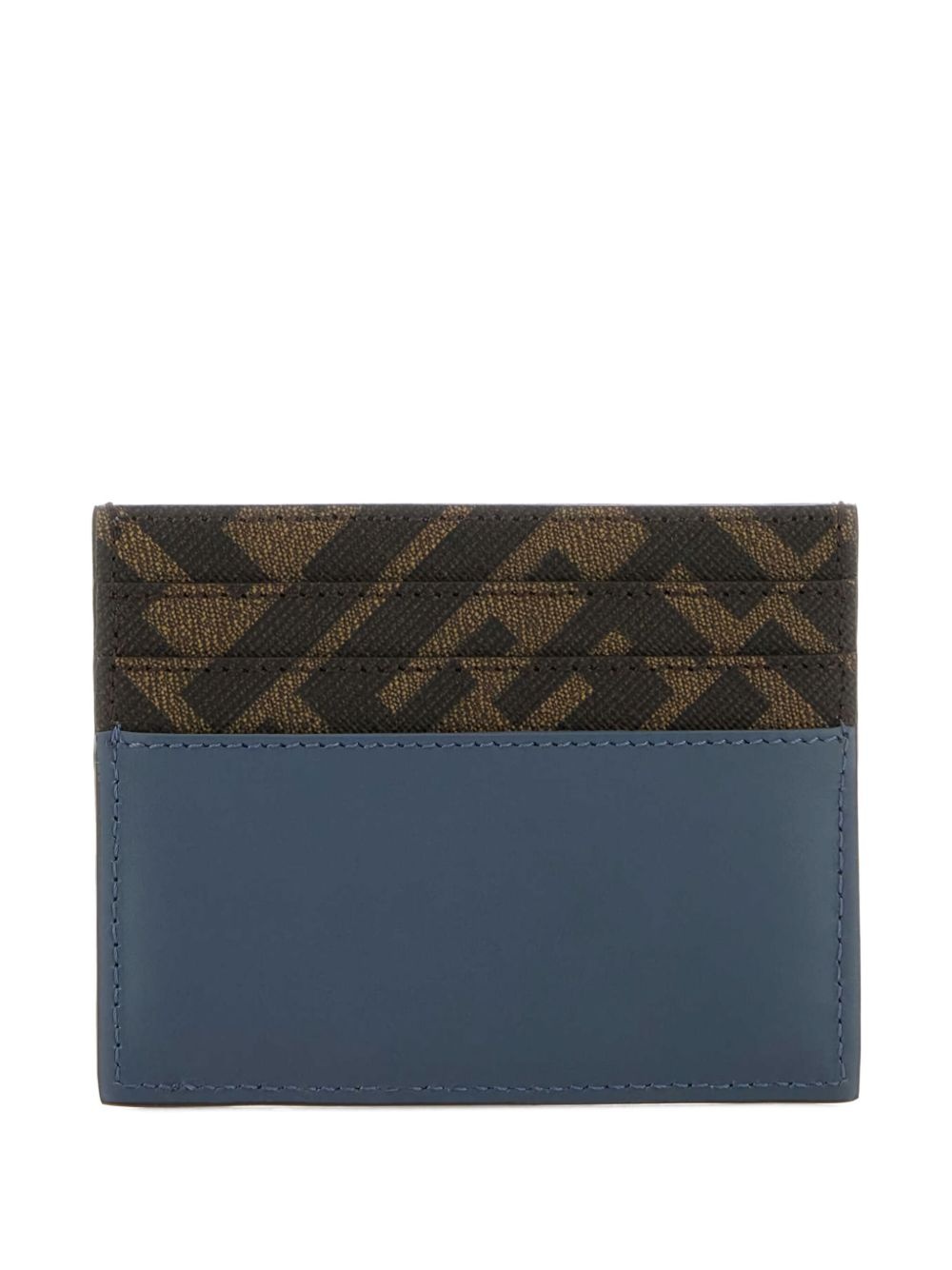 FF-motif leather cardholder - 2