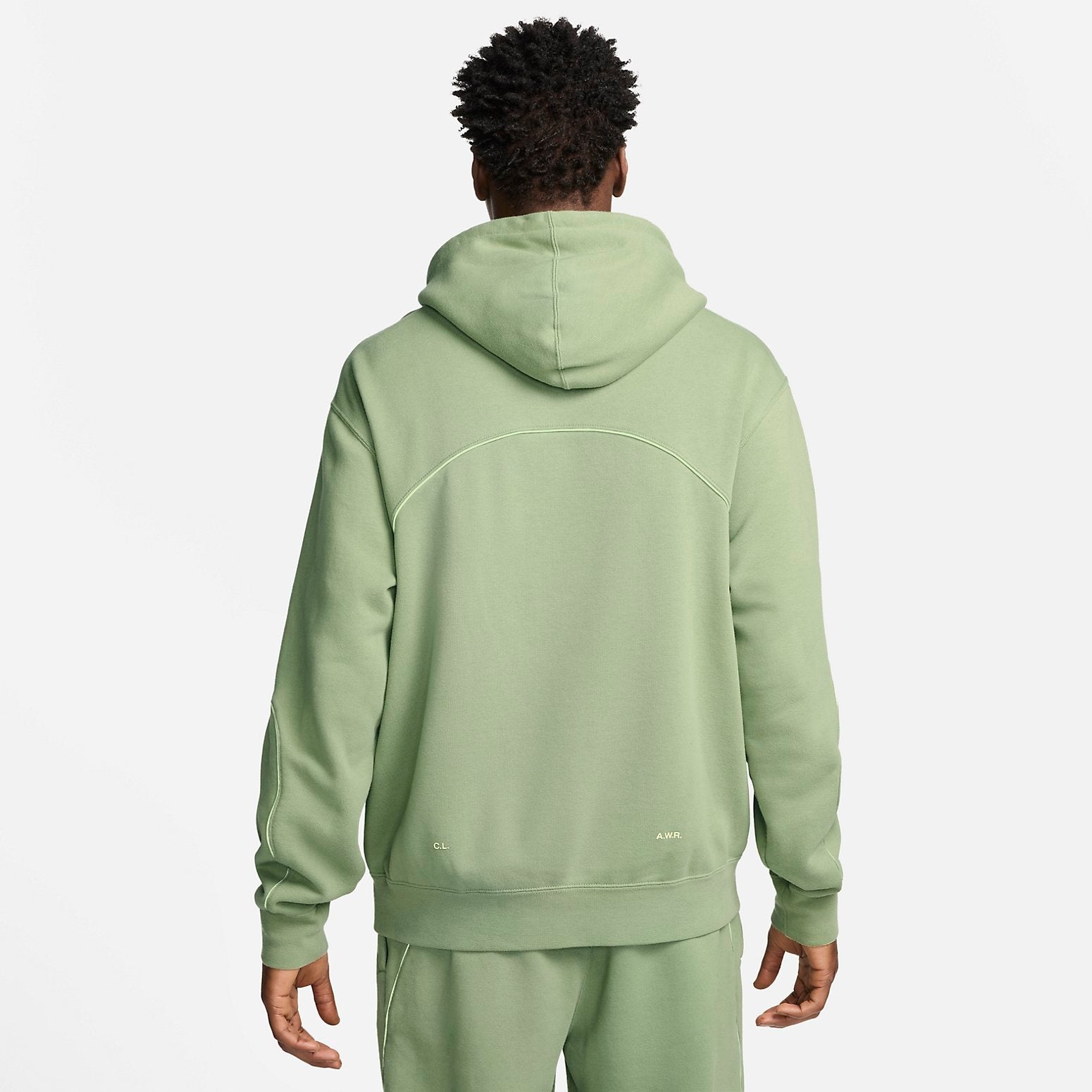 Nike x NOCTA Drake Cardinal Stock Fleece Hoodie 'Oil Green' FN7660-386 - 2