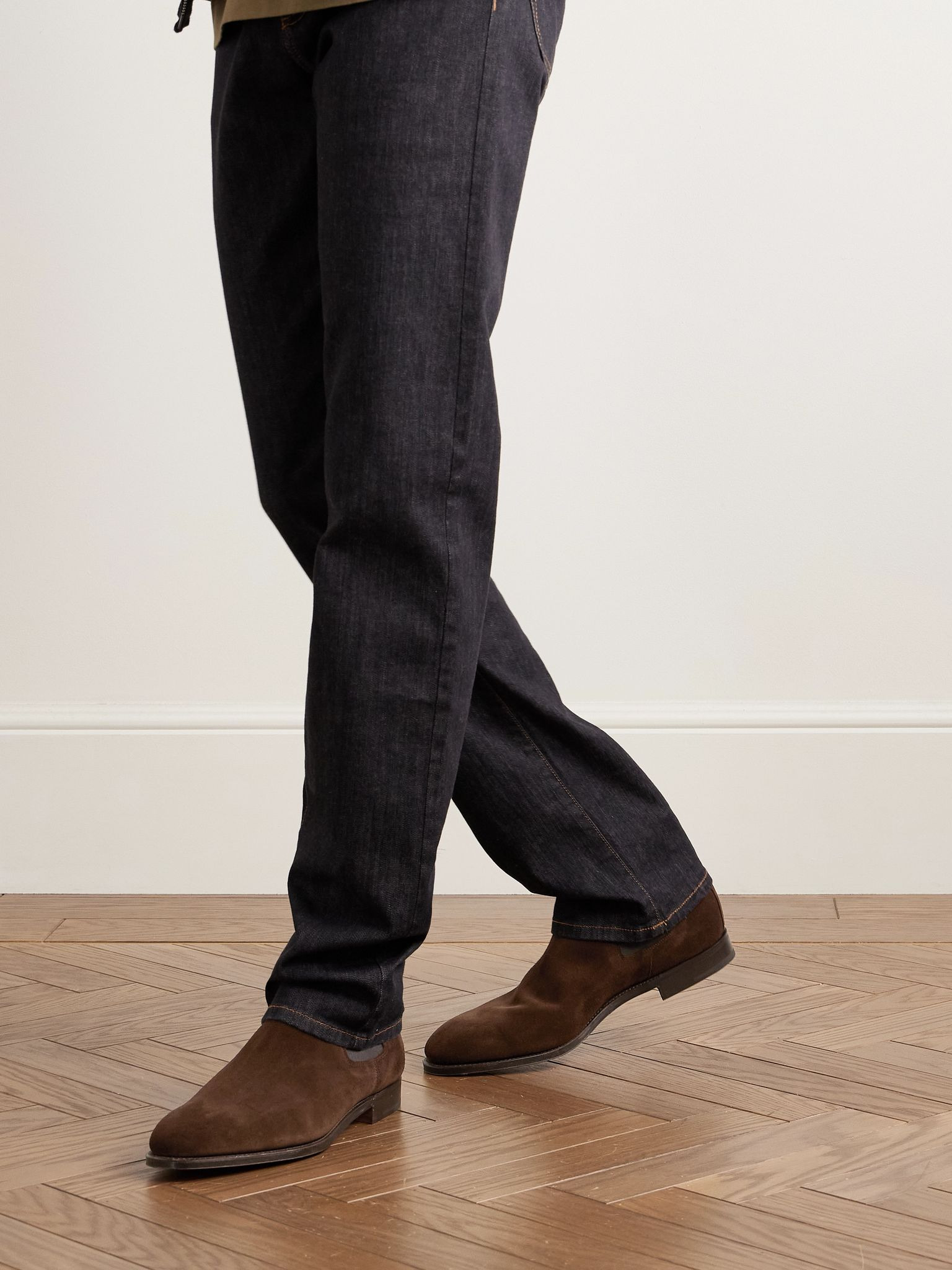 Lawry Suede Chelsea Boots Dark brown - 2