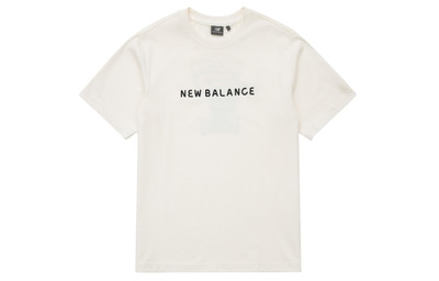 New Balance New Balance Logo Tee 'White Black' 5ED26201-IV outlook