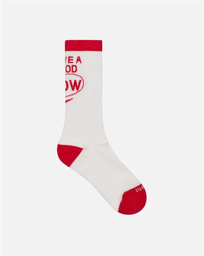 Nike Nike Everyday Plus Cushioned Crew Socks 'White Red' DQ7709-100 outlook