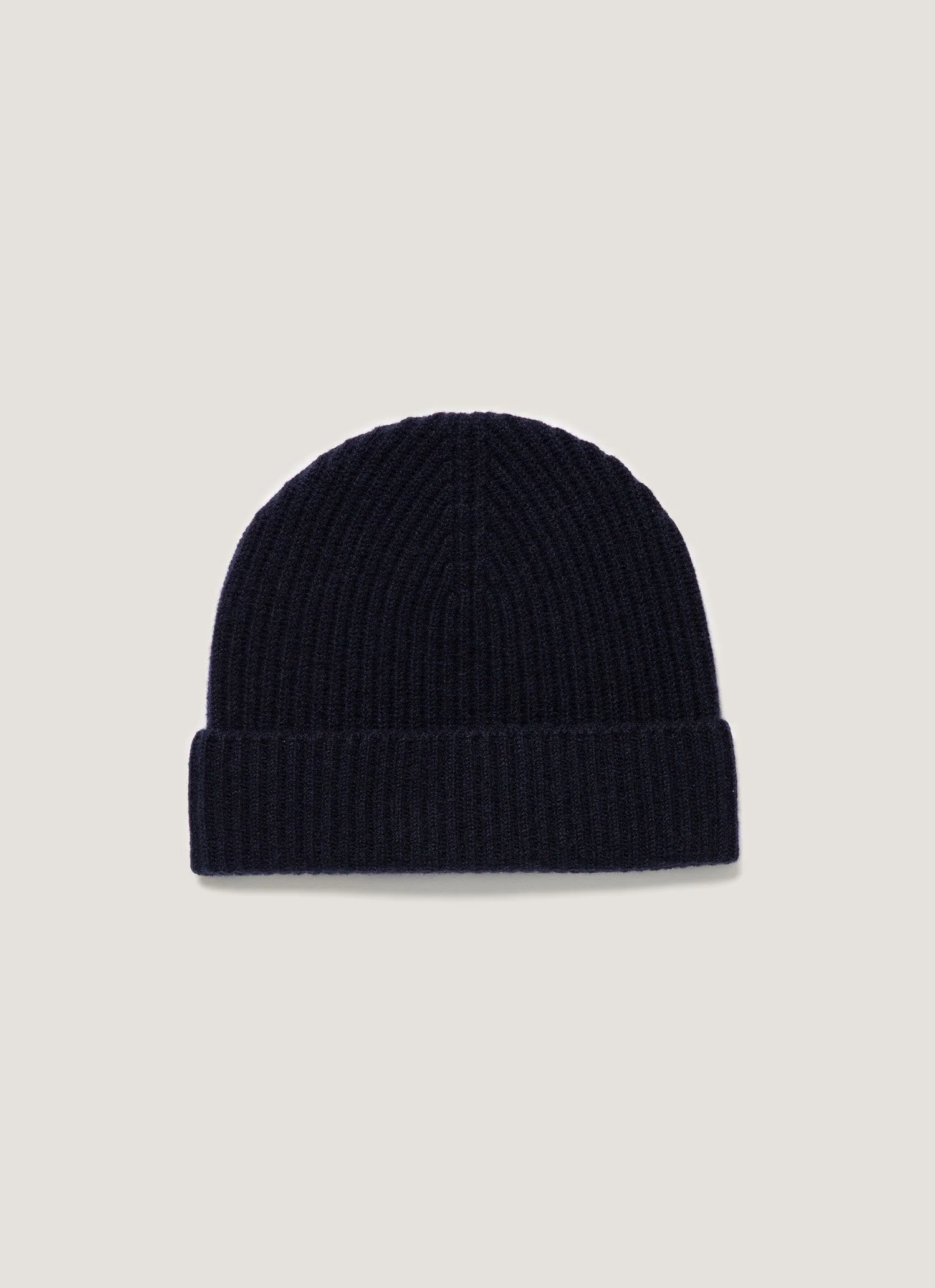 Cashmere Ribbed Hat - 1