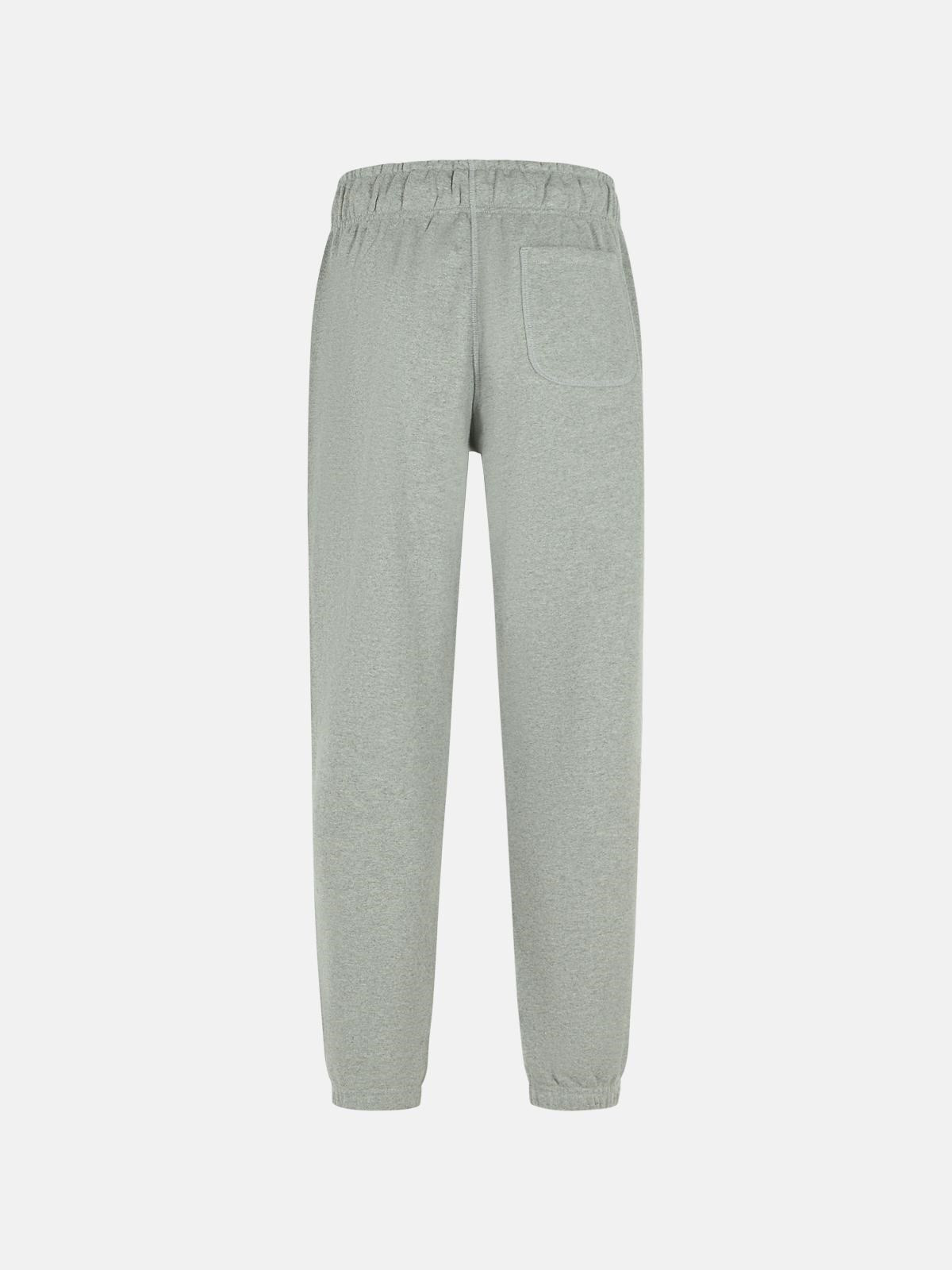 GRAY COTTON PANTS - 3