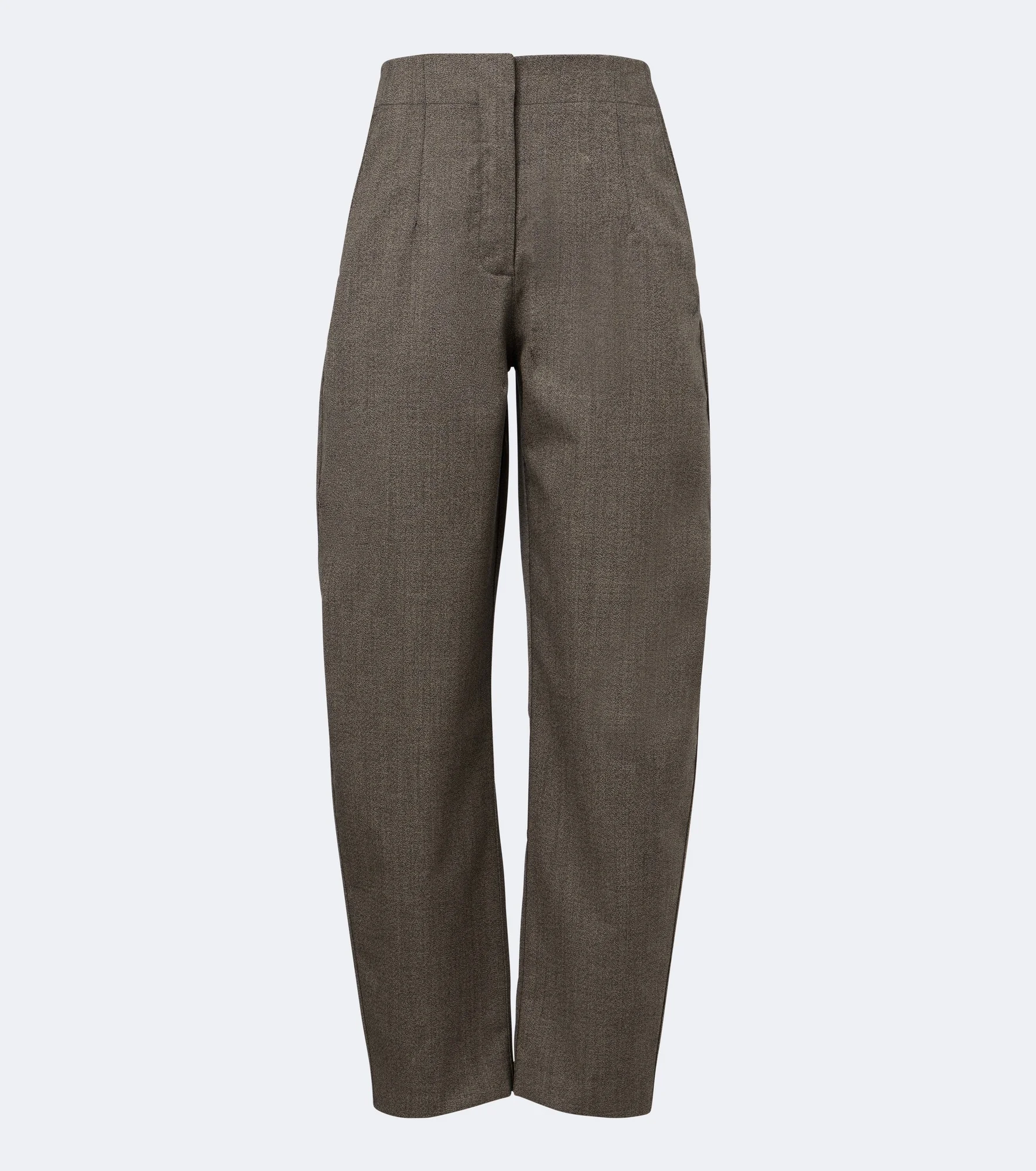 Citta cotton barrel-leg pants - 1