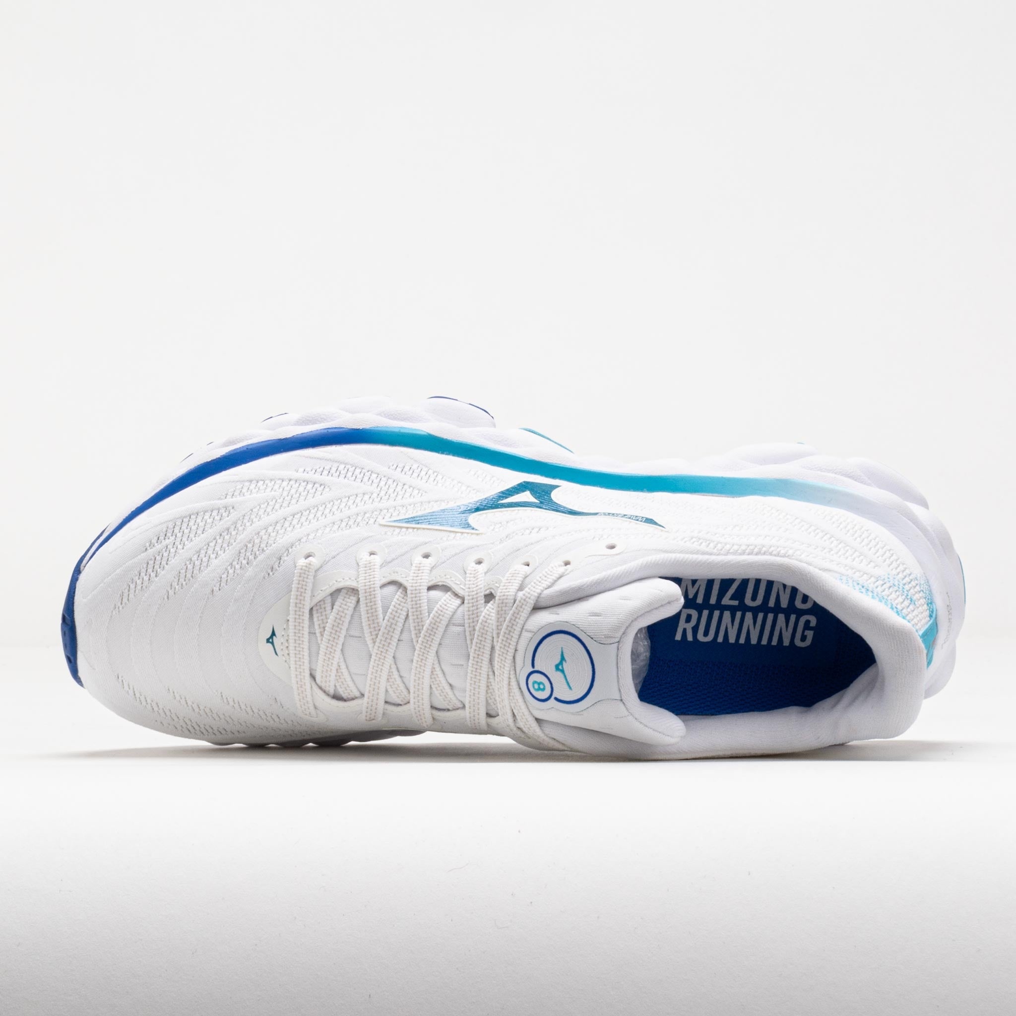 Mizuno Wave Sky 8 Women's White/Mercury Blue - 3