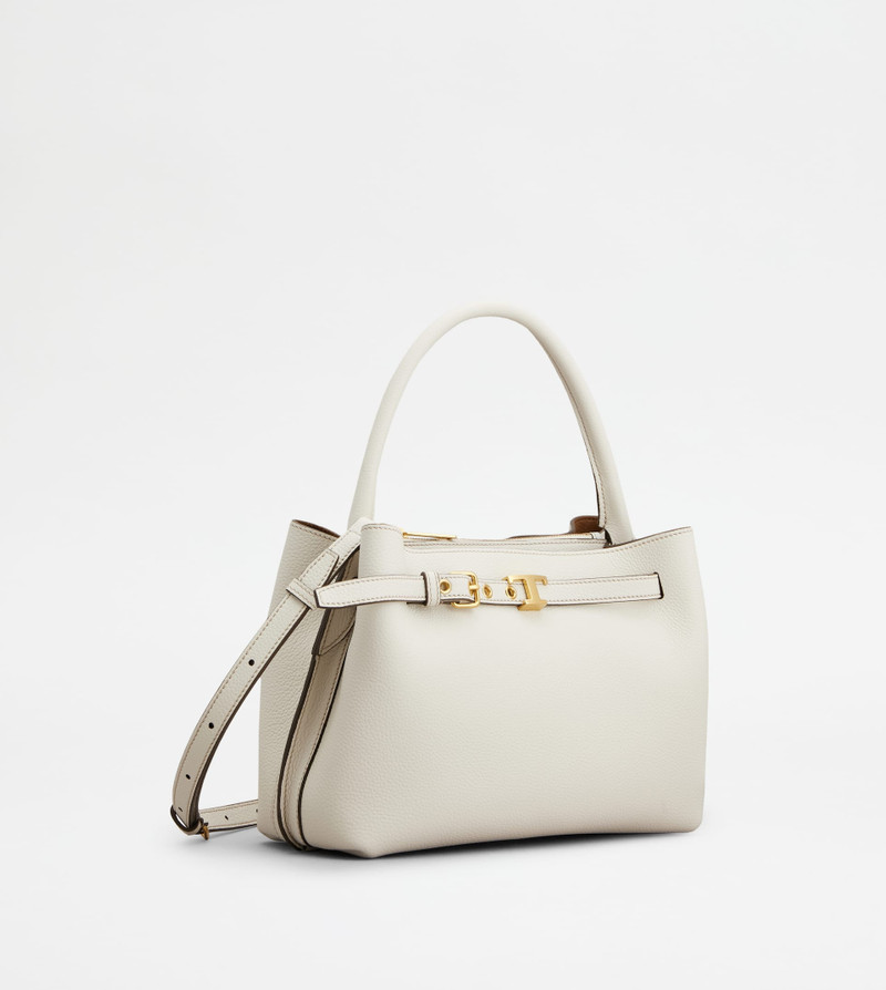 Tod's HANDBAG IN LEATHER MINI - WHITE outlook