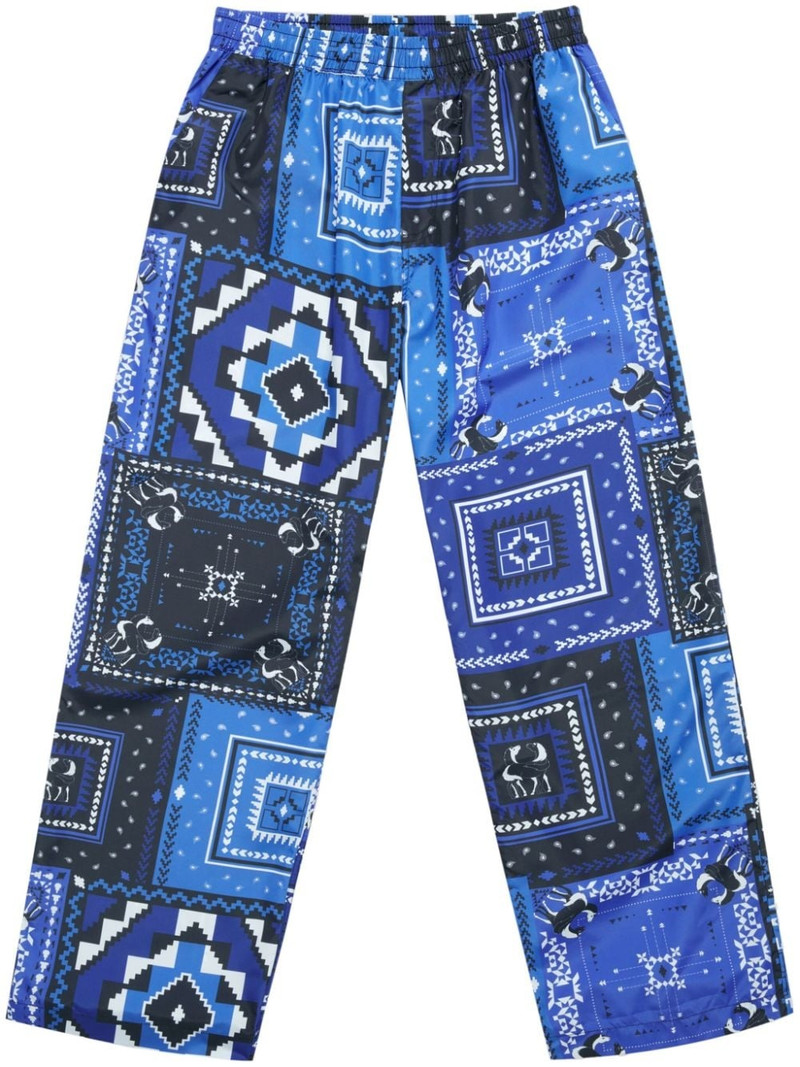 AOP Bandana wide-leg trousers 1